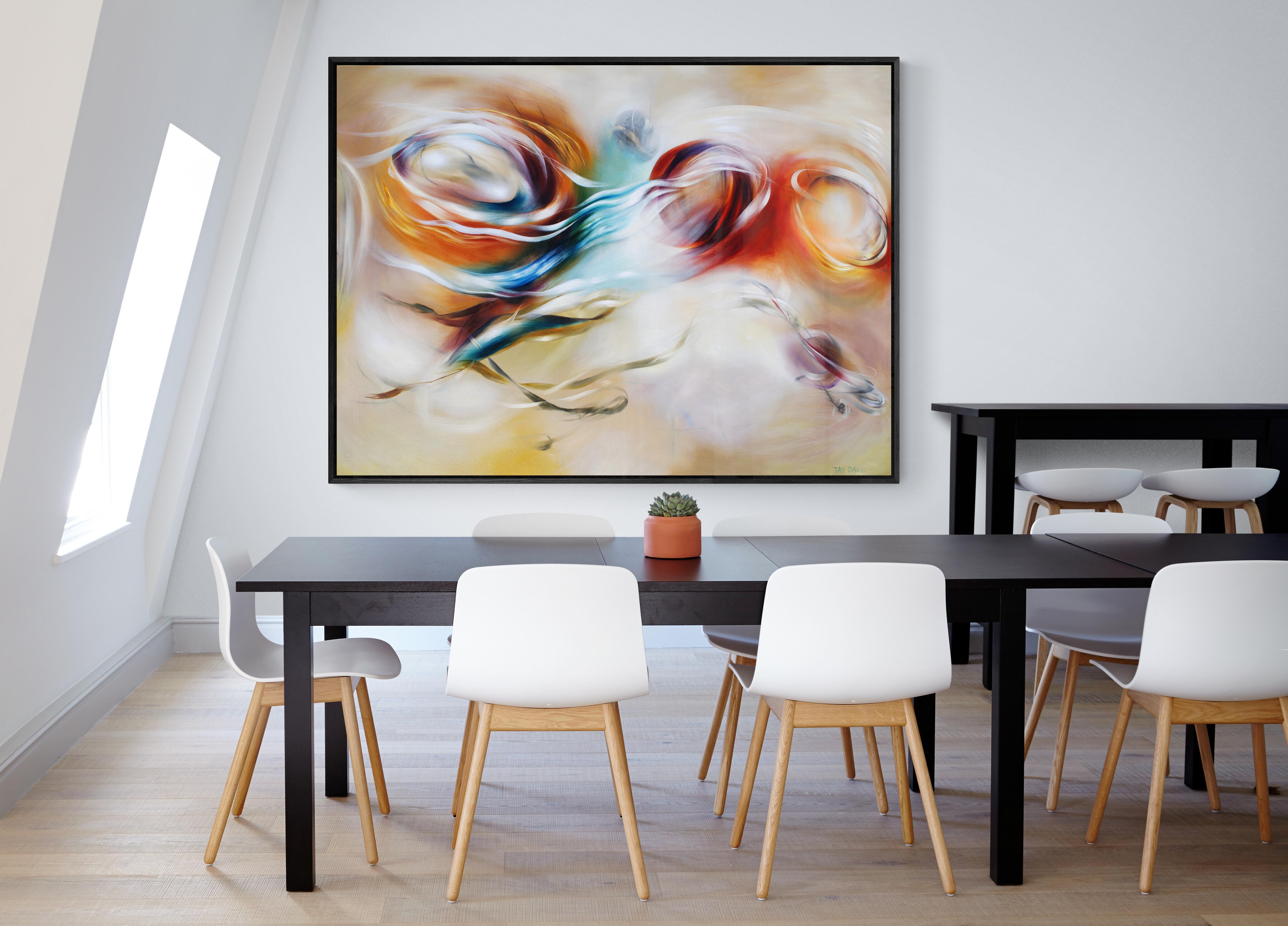 Large Abstract Oil Painting 