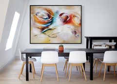 Large Abstract Oil Painting "Heat Waves 2"