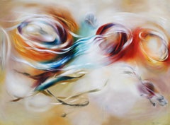 Large Abstract Oil Painting "Heat Waves 2"