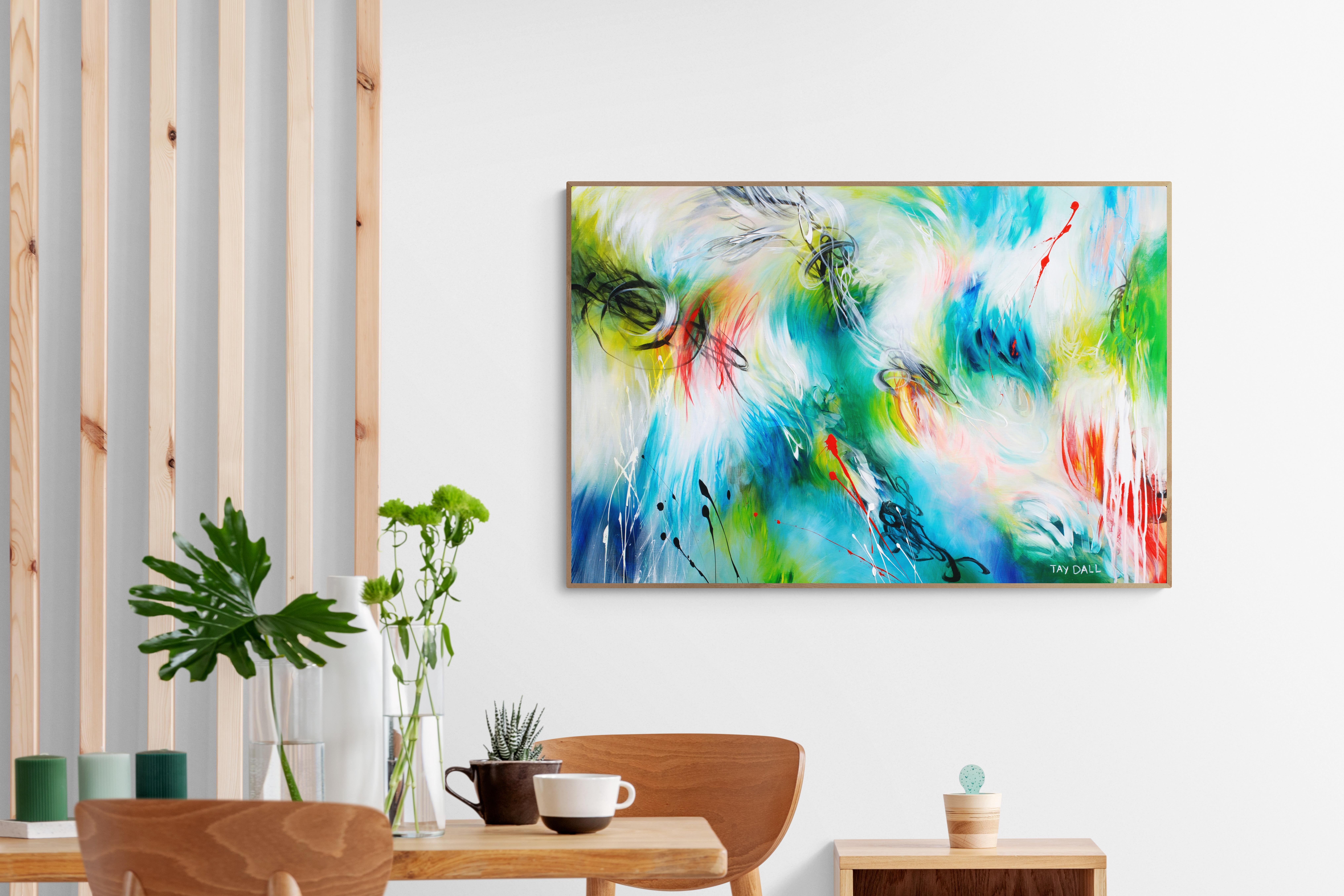 Quadro astratto di grandi dimensioni 