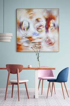 Large Abstract Earth Tone Painting "Embracing the Rhythm of Africa 6"