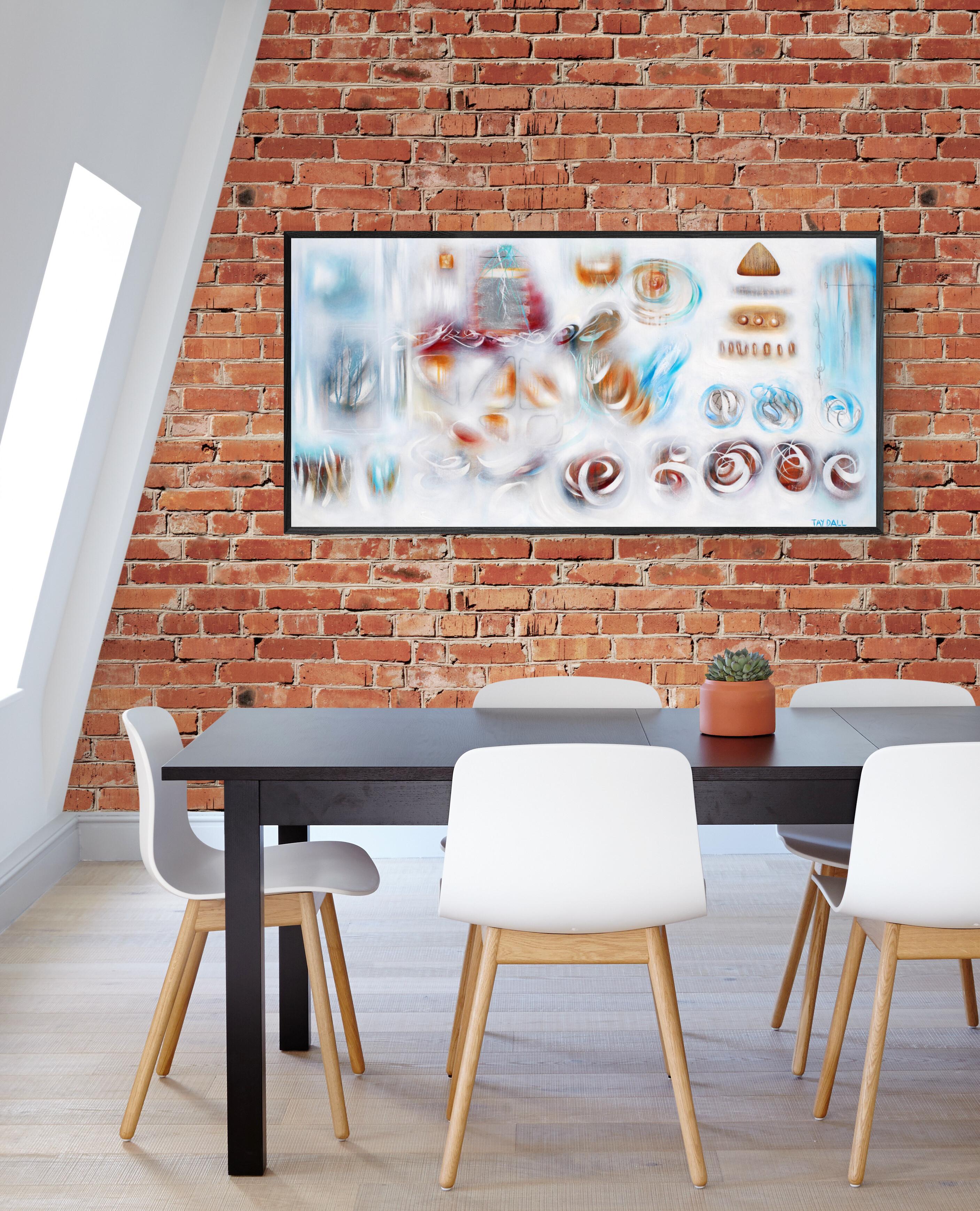 Quadro astratto di grandi dimensioni 