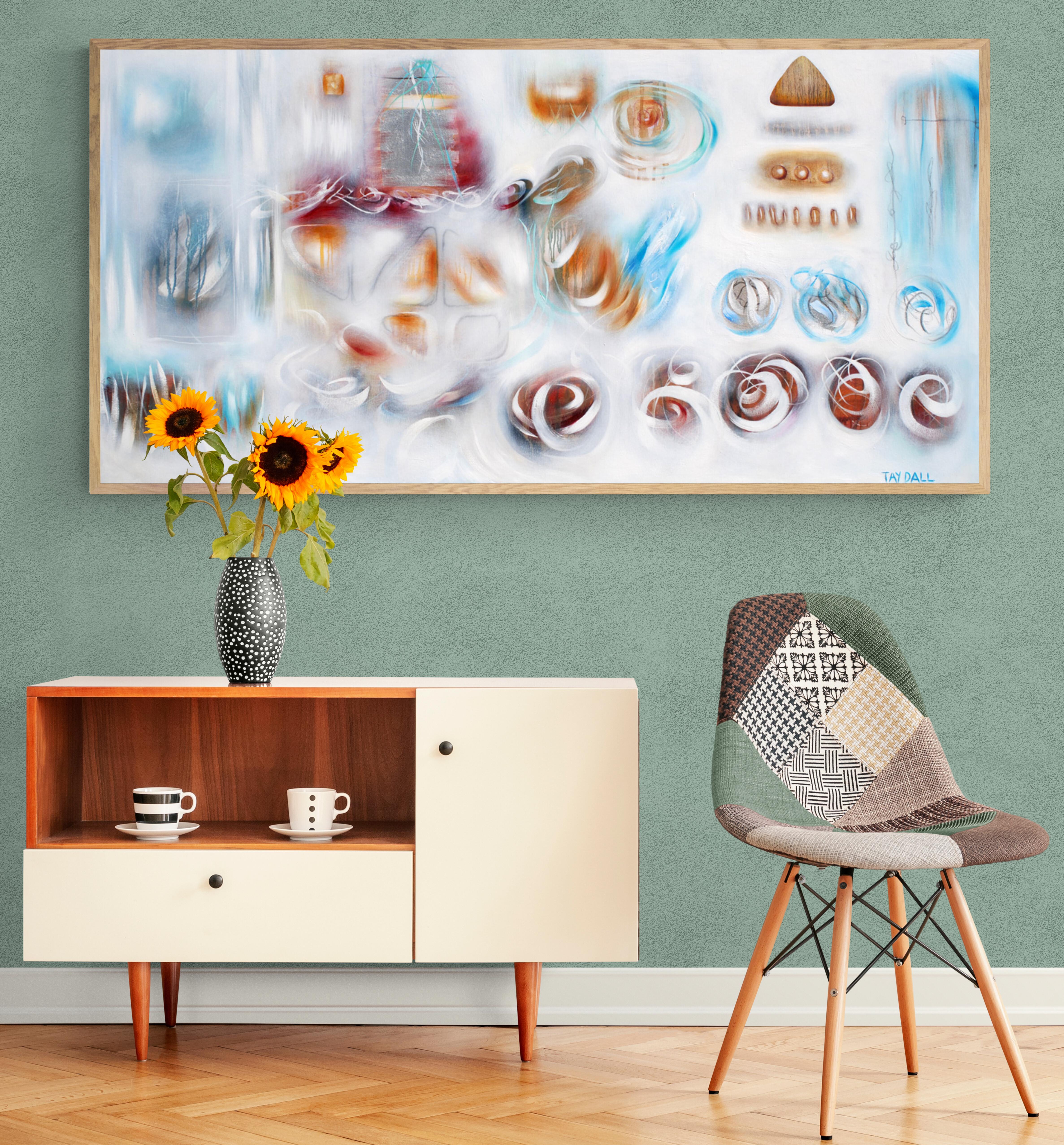 Quadro astratto di grandi dimensioni 