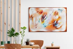 Siena Surreales abstraktes Gemälde „Erntearbeit“