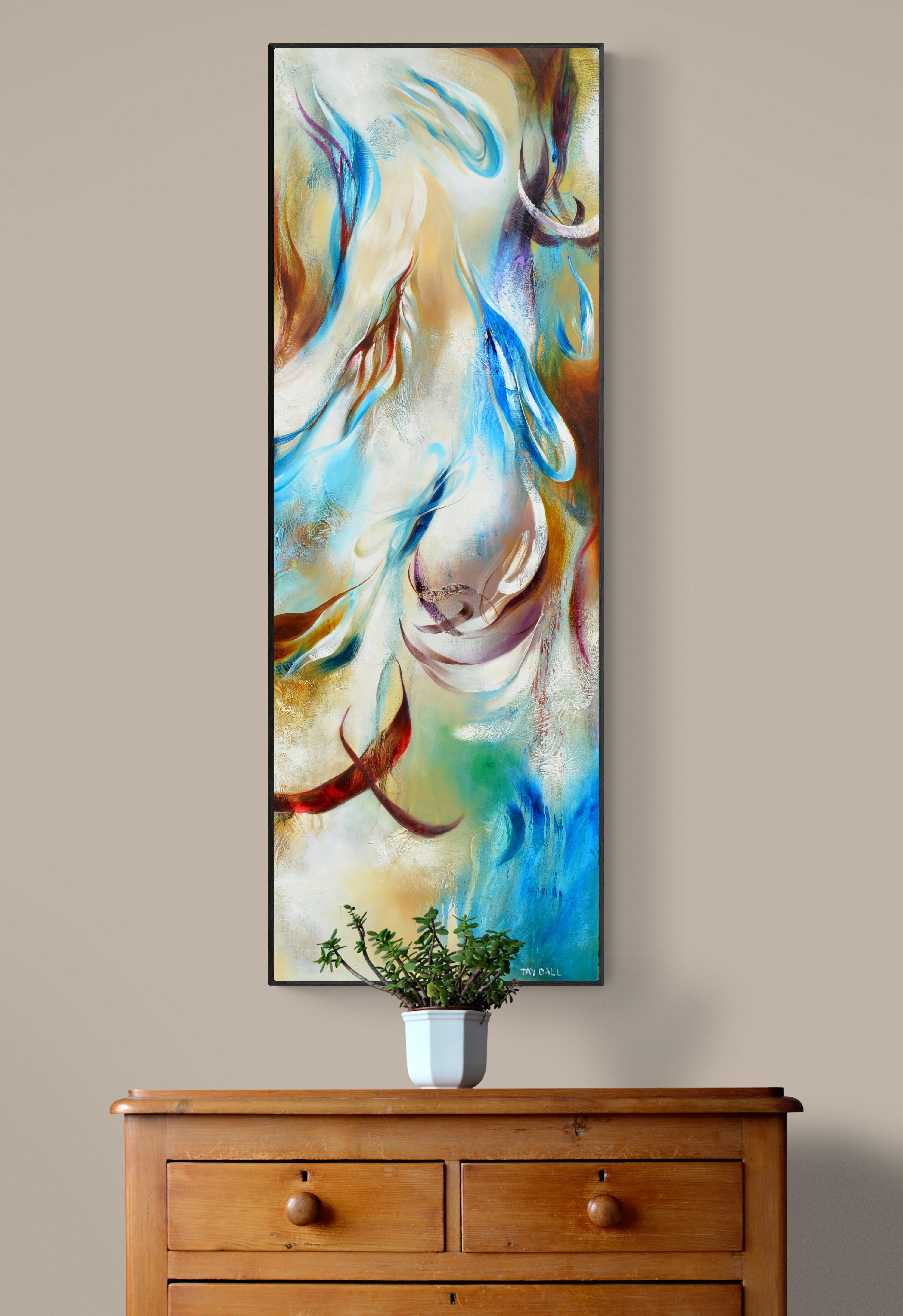 A unique and vivid oil painting on canvas. Framing on request.
