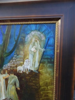 Fasi della fede, 2019.  Olio su tela, 120x100 cm