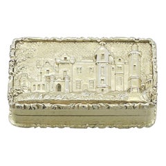 Taylor & Perry 1830 Antica Vinaigrette d'argento dorato