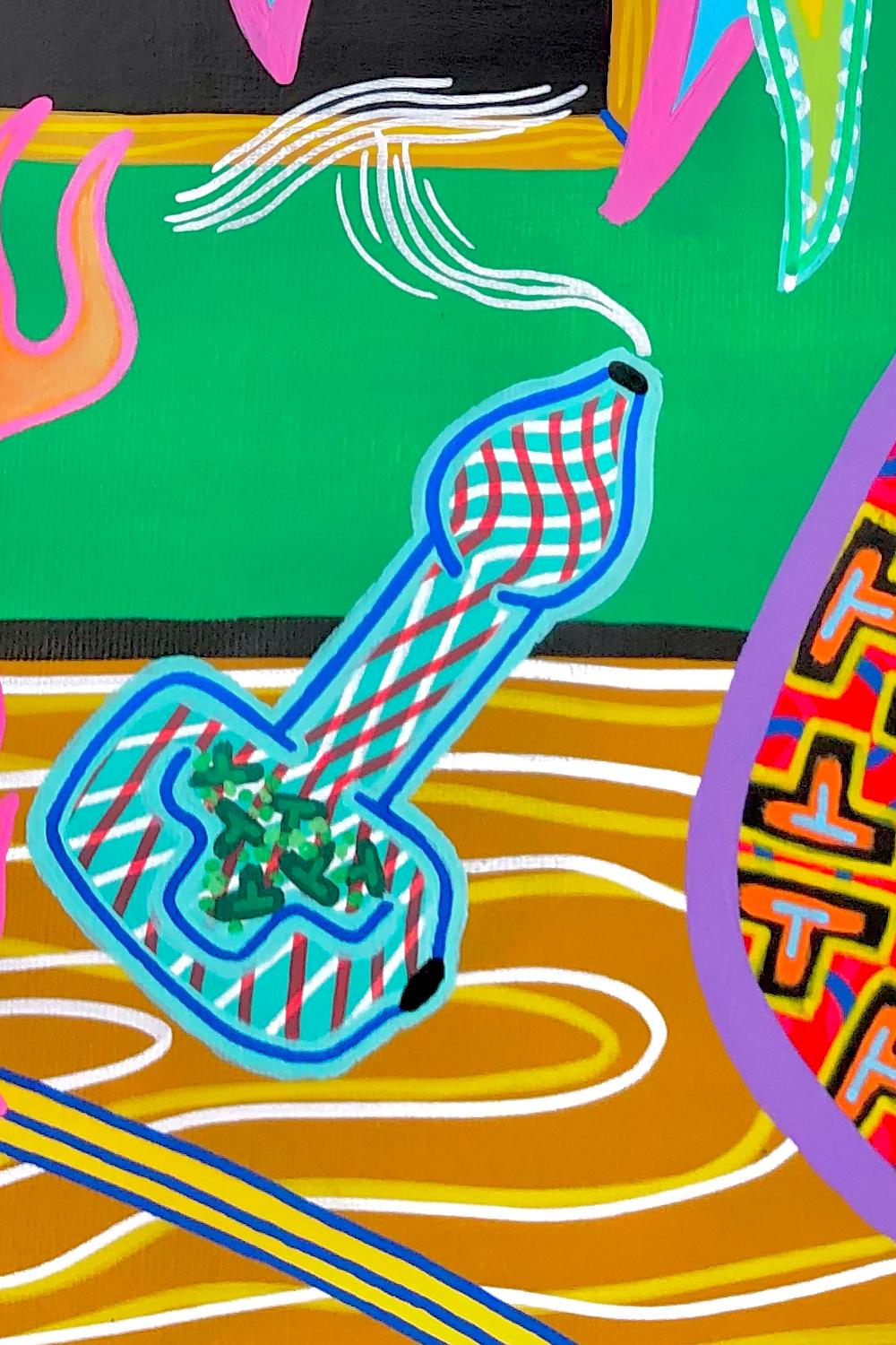 There's no place like home, Acrylic on Canvas, 30 x 40cm, 2021 - Contemporary Painting by Taylor Bystrom