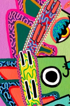 Trial by Fire, Acrylic on Canvas, 30 x 40cm, 2021