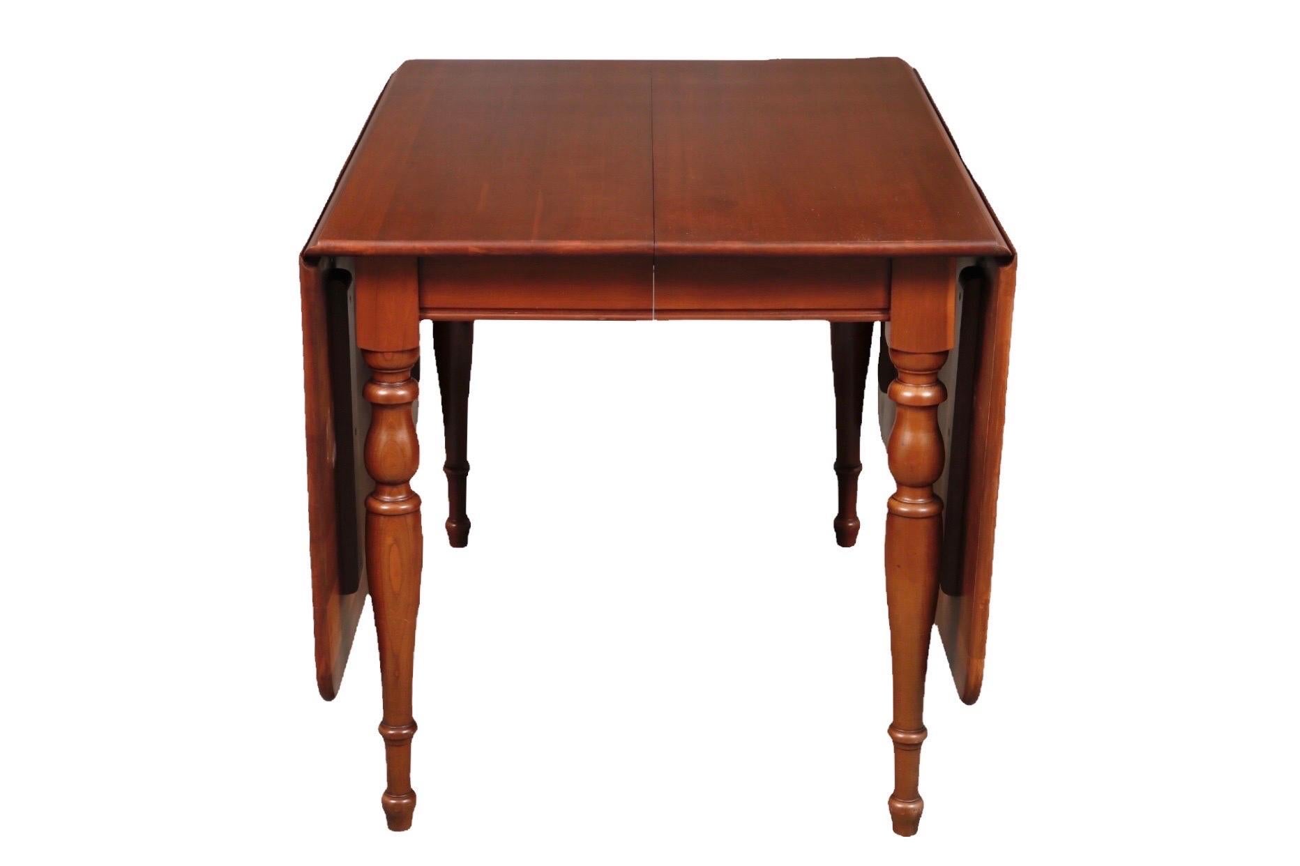 Mid-20th Century Taylor-Jamestown Cherry Wood Dining Table