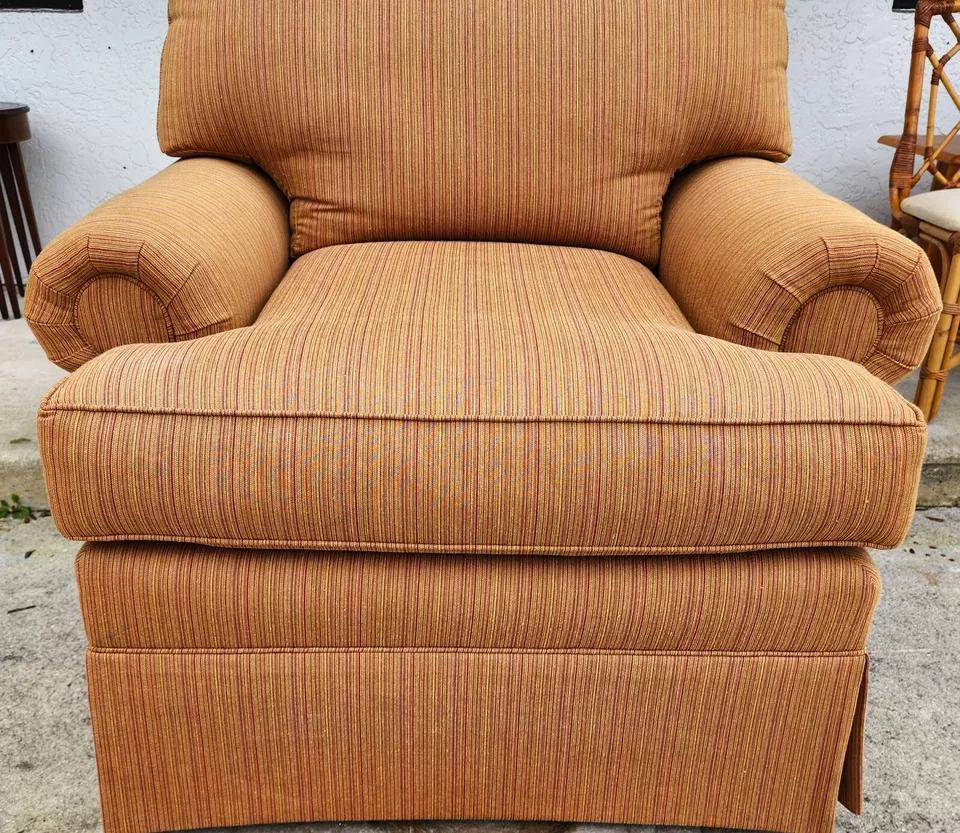 Fauteuil King English Club collection Kings Road Bon état - En vente à Lake Worth, FL