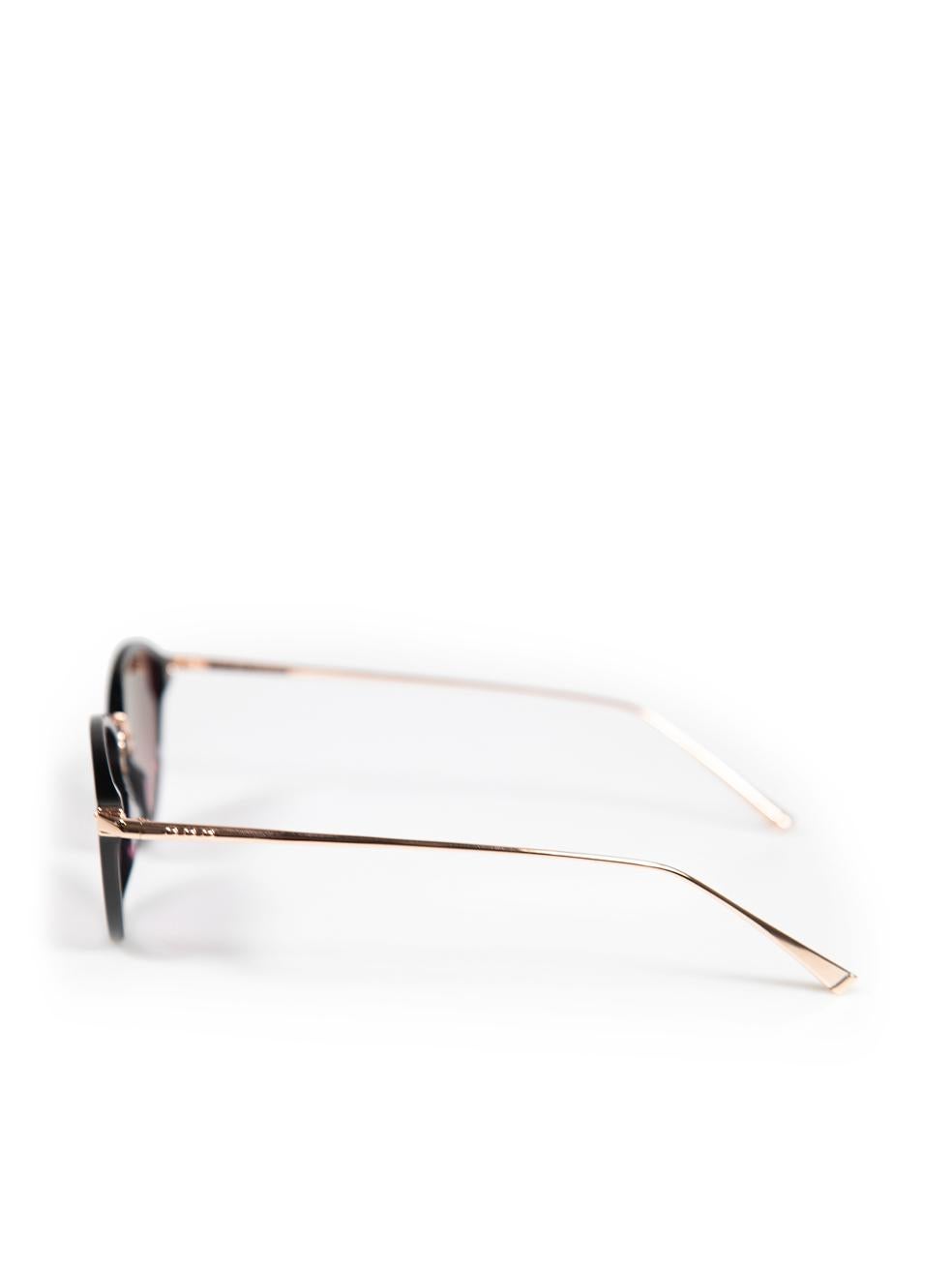 Women's Taylor Morris Black Frame Purple Lens Sunglasses For Sale