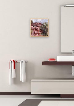 Calico Basin - Original Abstract Southwest Inspired Landscape Painting on Canvas