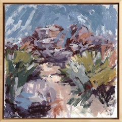 I cani non sono ammessi nei sentieri - Quadro astratto originale su tela