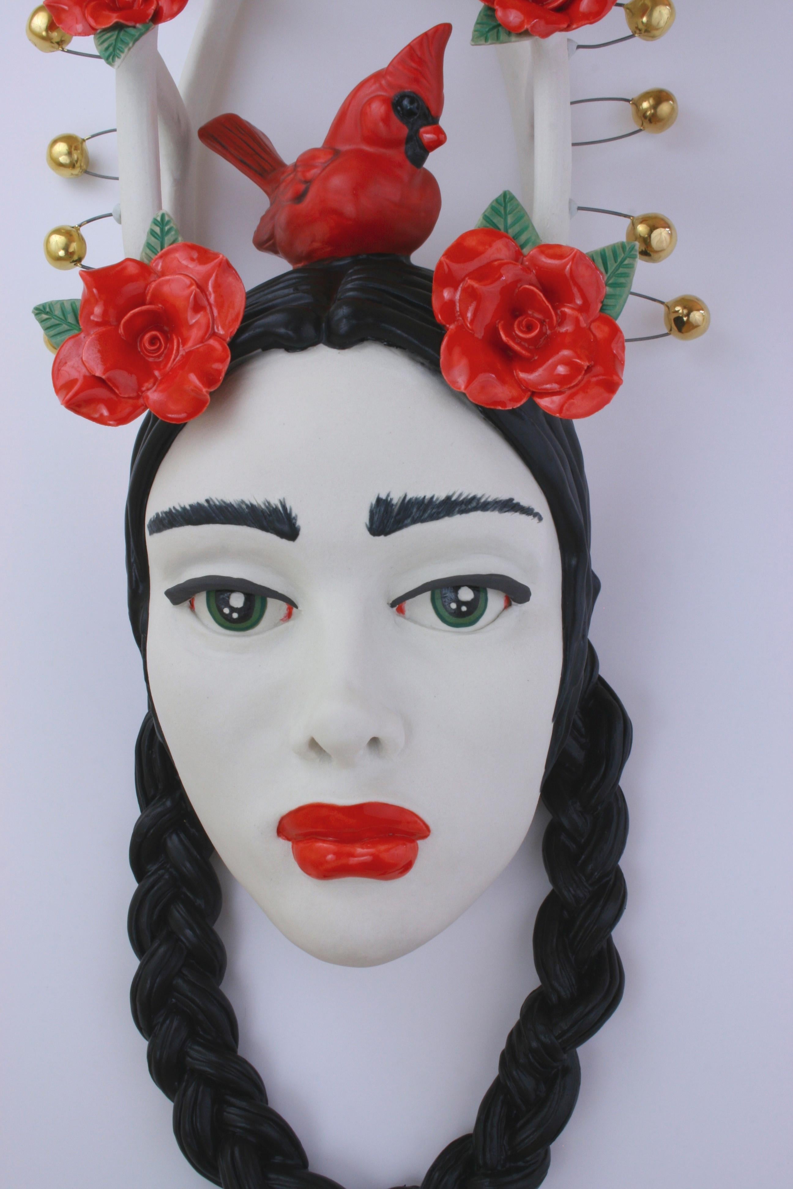 flower clay masks art