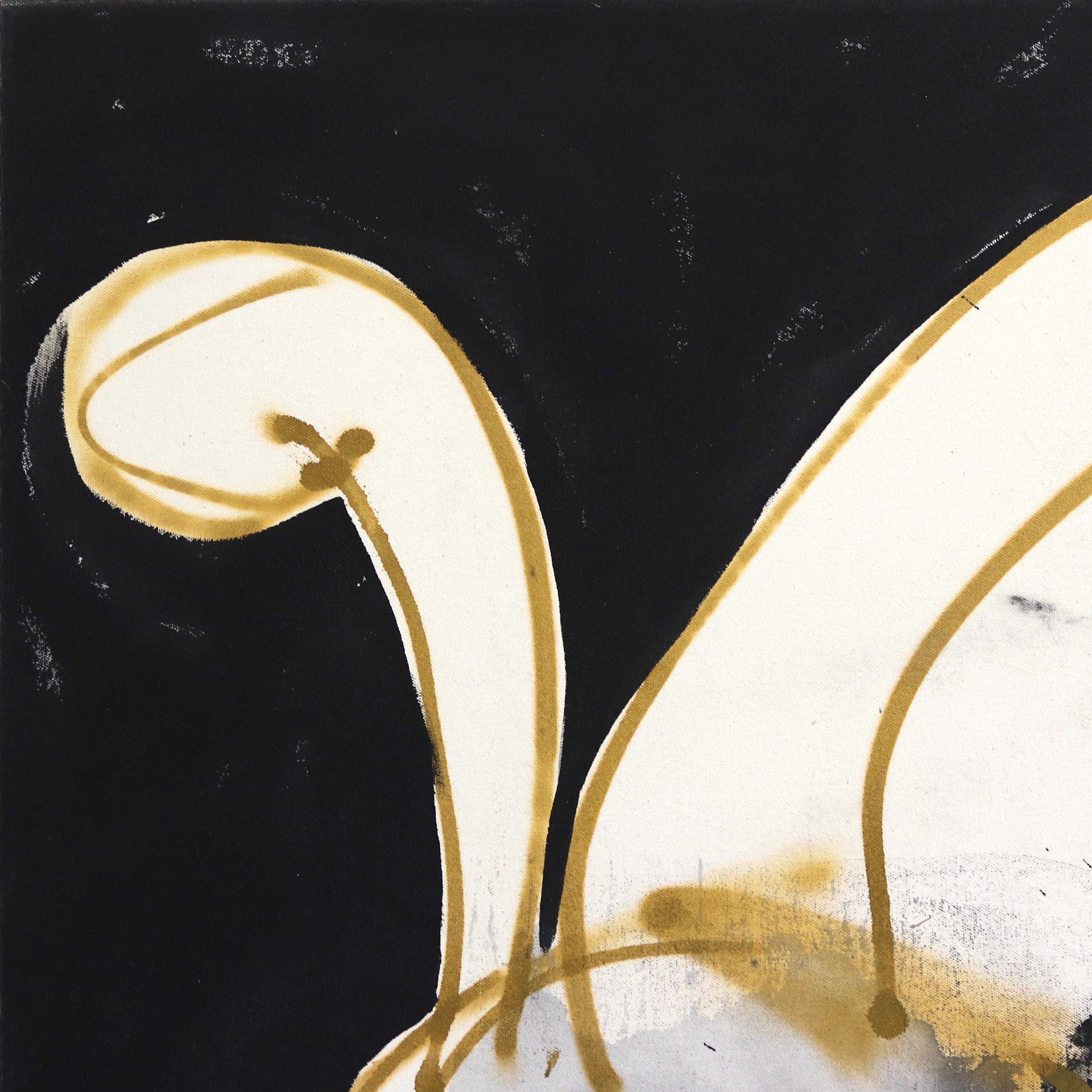 I AM YOUR SASSY LOVER - Large Abstract Multicolor Artwork by Taylor Anton White - Gray Abstract Painting by Taylor White