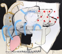I AM YOUR SASSY LOVER - Large Abstract Multicolor Artwork by Taylor Anton White