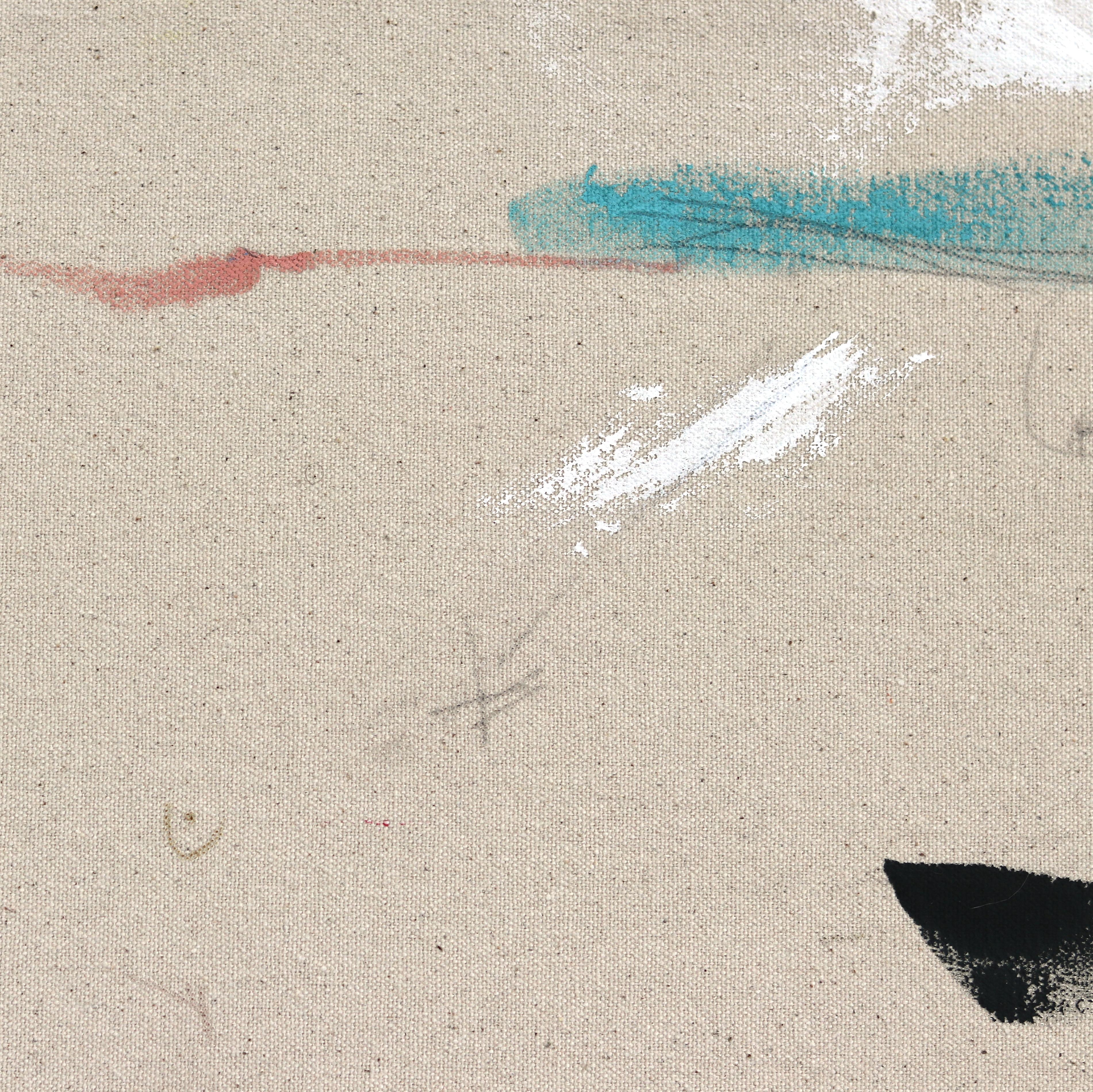A Loud Noise In The Forest - Original Abstract Textural Painting on Canvas For Sale 6