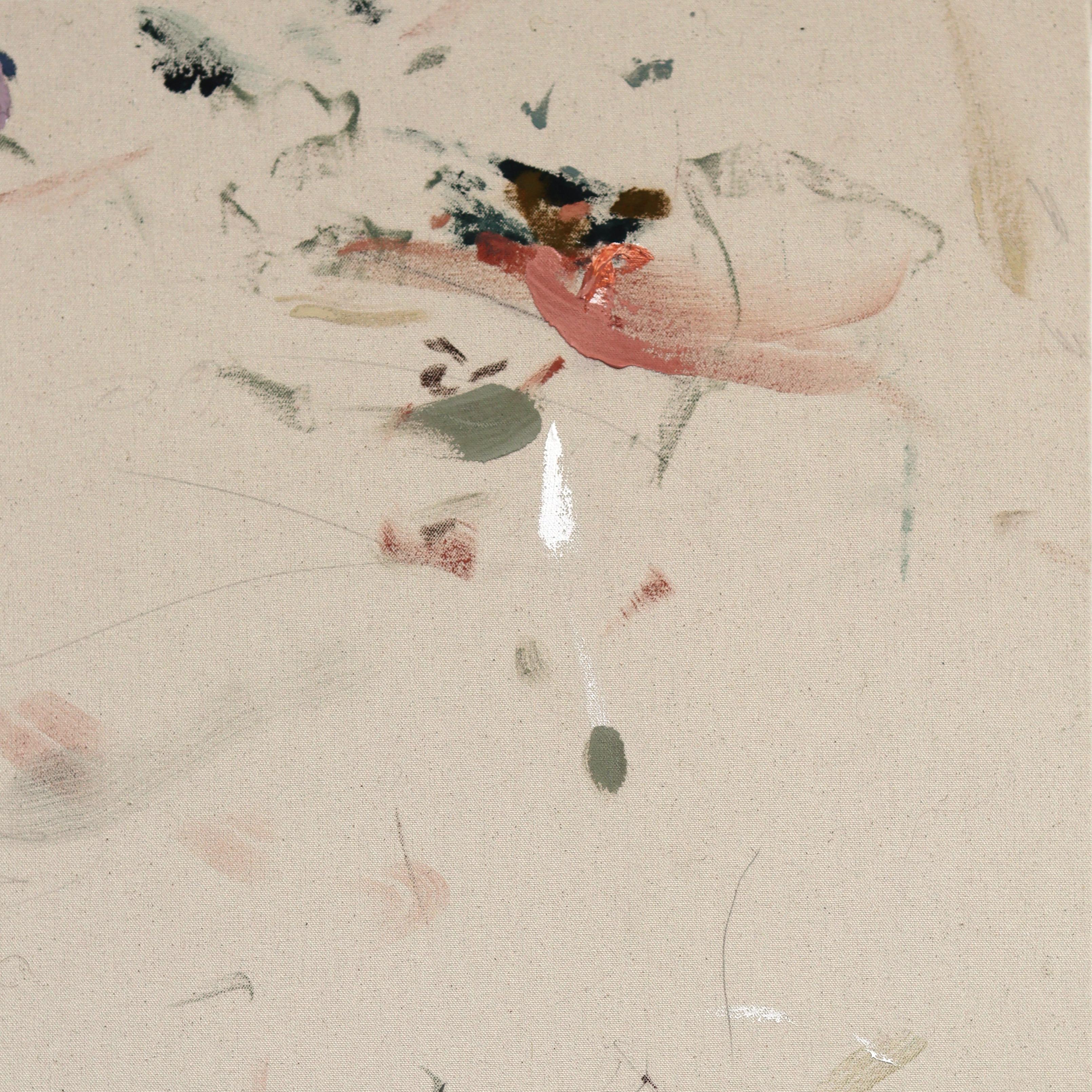Llámalo fácil - Gran pintura original contemporánea abstracta con textura sobre lienzo en venta 3