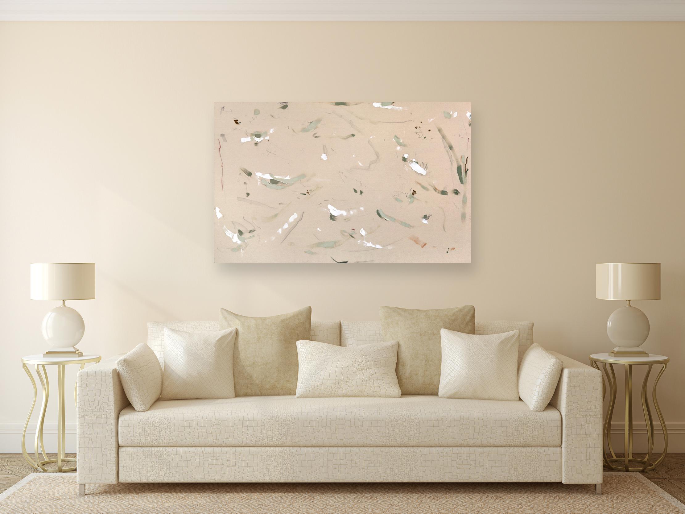 Te Oí En Mi Vida Pasada - Pintura Abstracta Moderna Textural Original sobre Lienzo - Mixed Media Art Minimalista de Taylour Martin