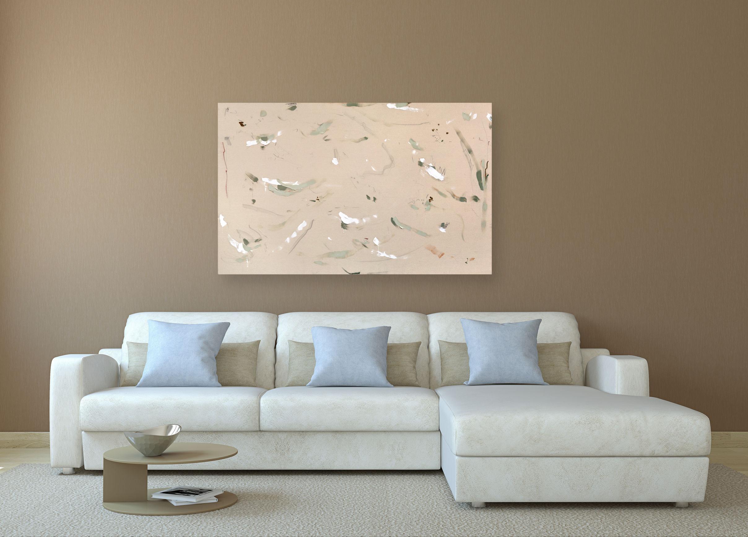 Te Oí En Mi Vida Pasada - Pintura Abstracta Moderna Textural Original sobre Lienzo en venta 3