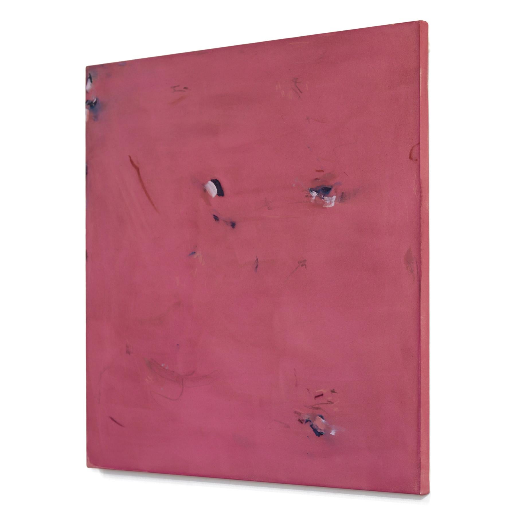 Hot Summer - Original Contemporary Vibrant Abstract Textural Painting on Canvas For Sale 1