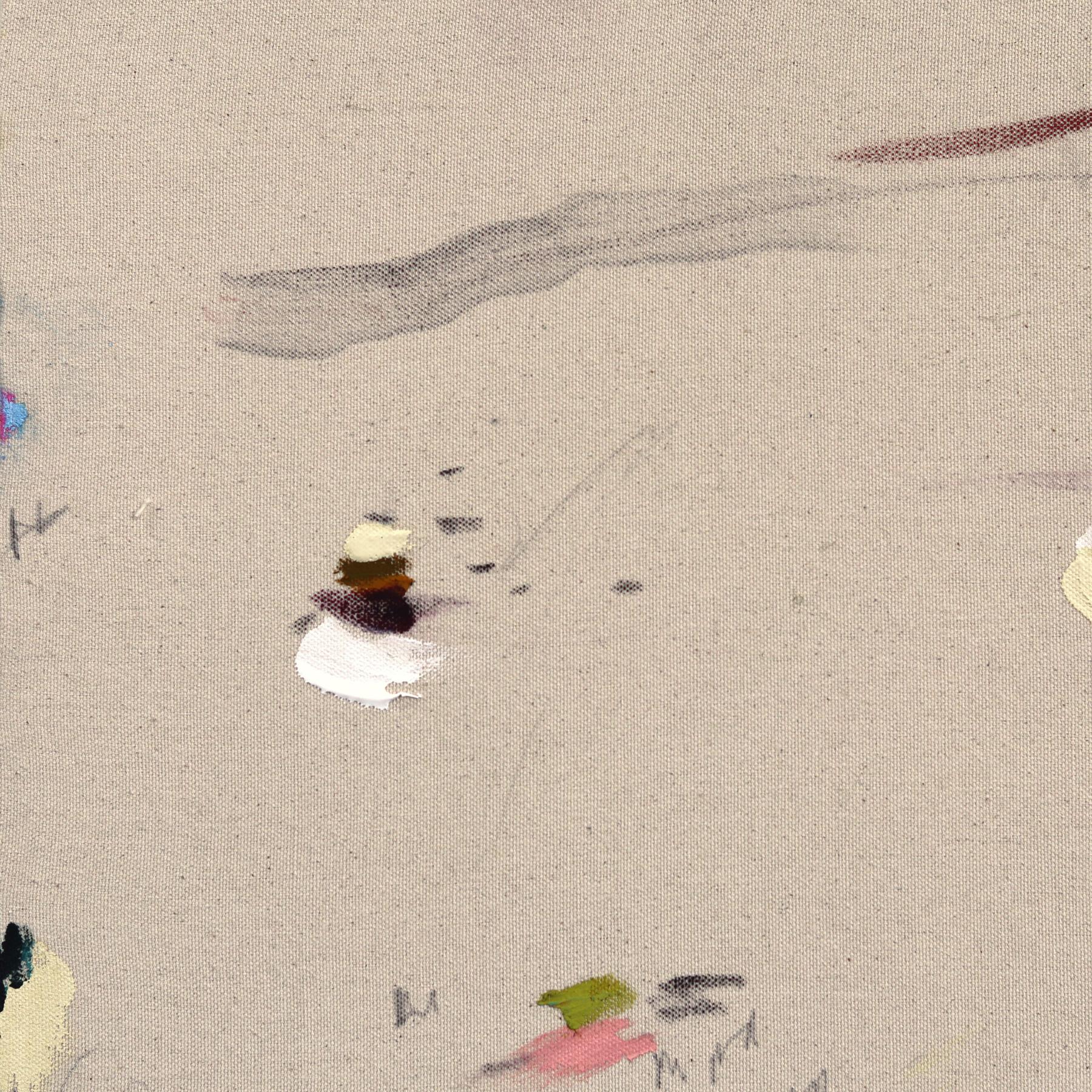 Hotel TV - Pintura Minimalista Abstracta Moderna Textural Original sobre Lienzo en venta 1