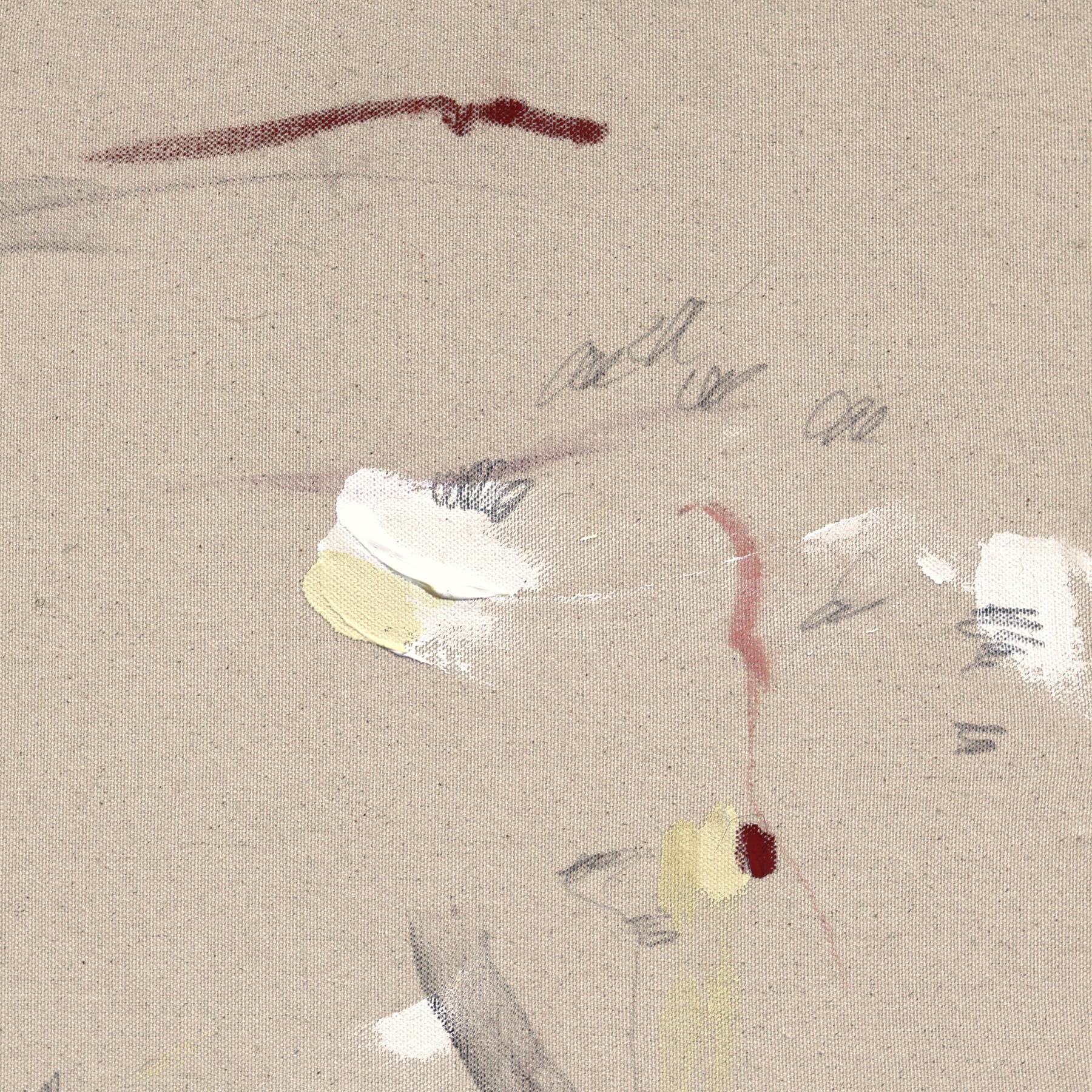 Hotel TV - Pintura Minimalista Abstracta Moderna Textural Original sobre Lienzo en venta 3