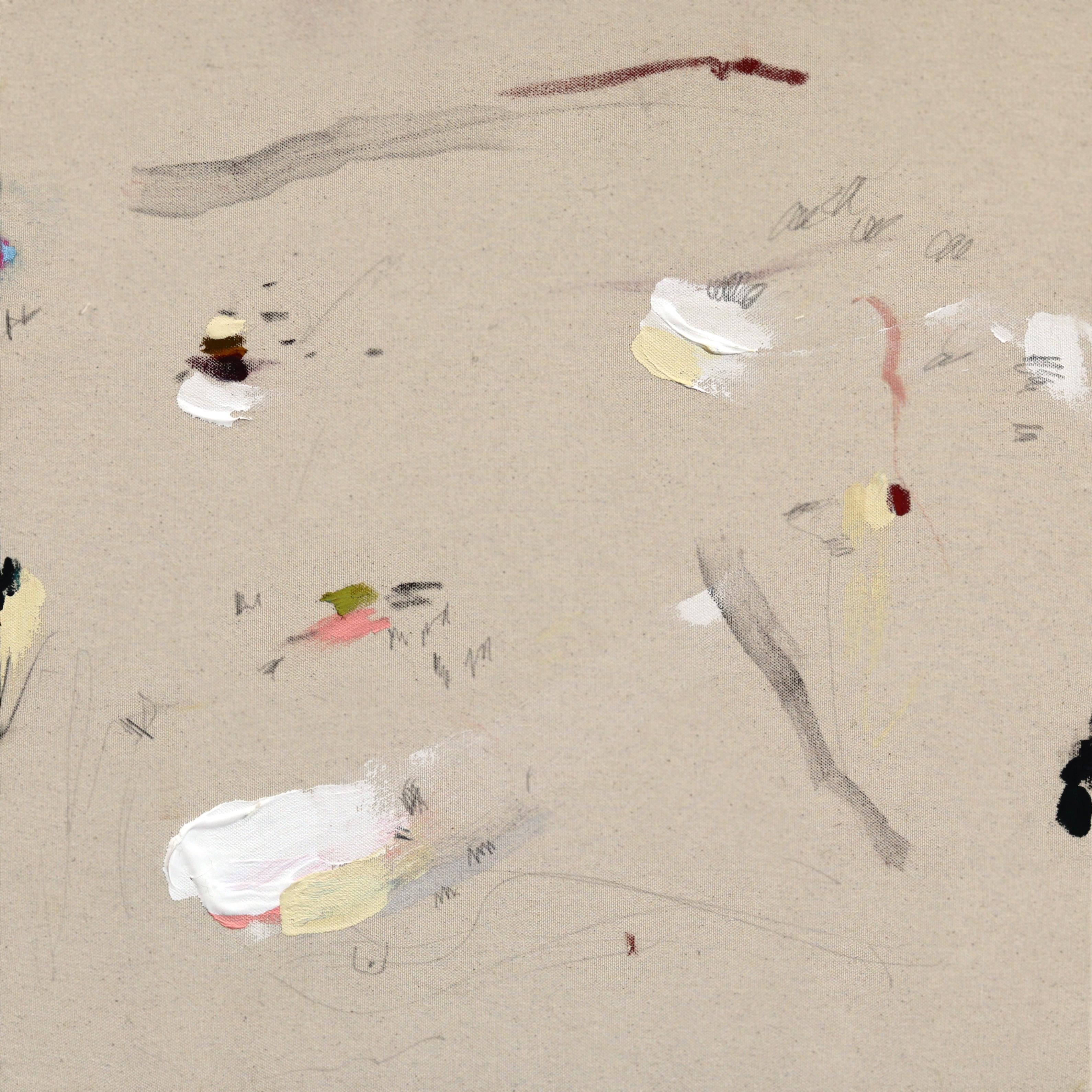 Hotel TV - Pintura Minimalista Abstracta Moderna Textural Original sobre Lienzo - Mixed Media Art de Taylour Martin