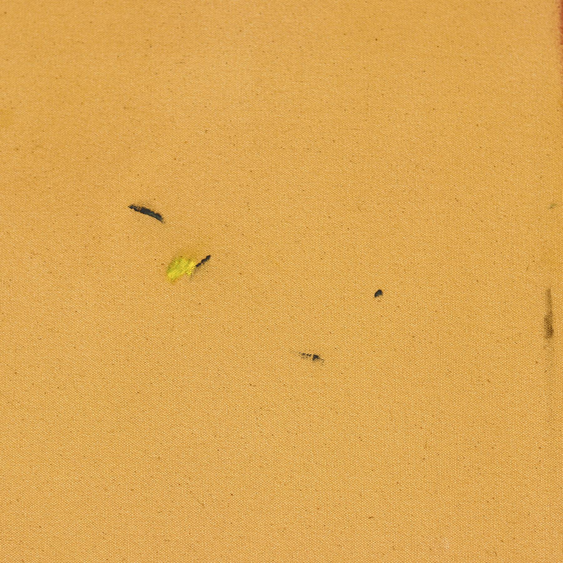 I Contain Multitudes - Original Minimalist Yellow Abstract Textural Painting For Sale 3