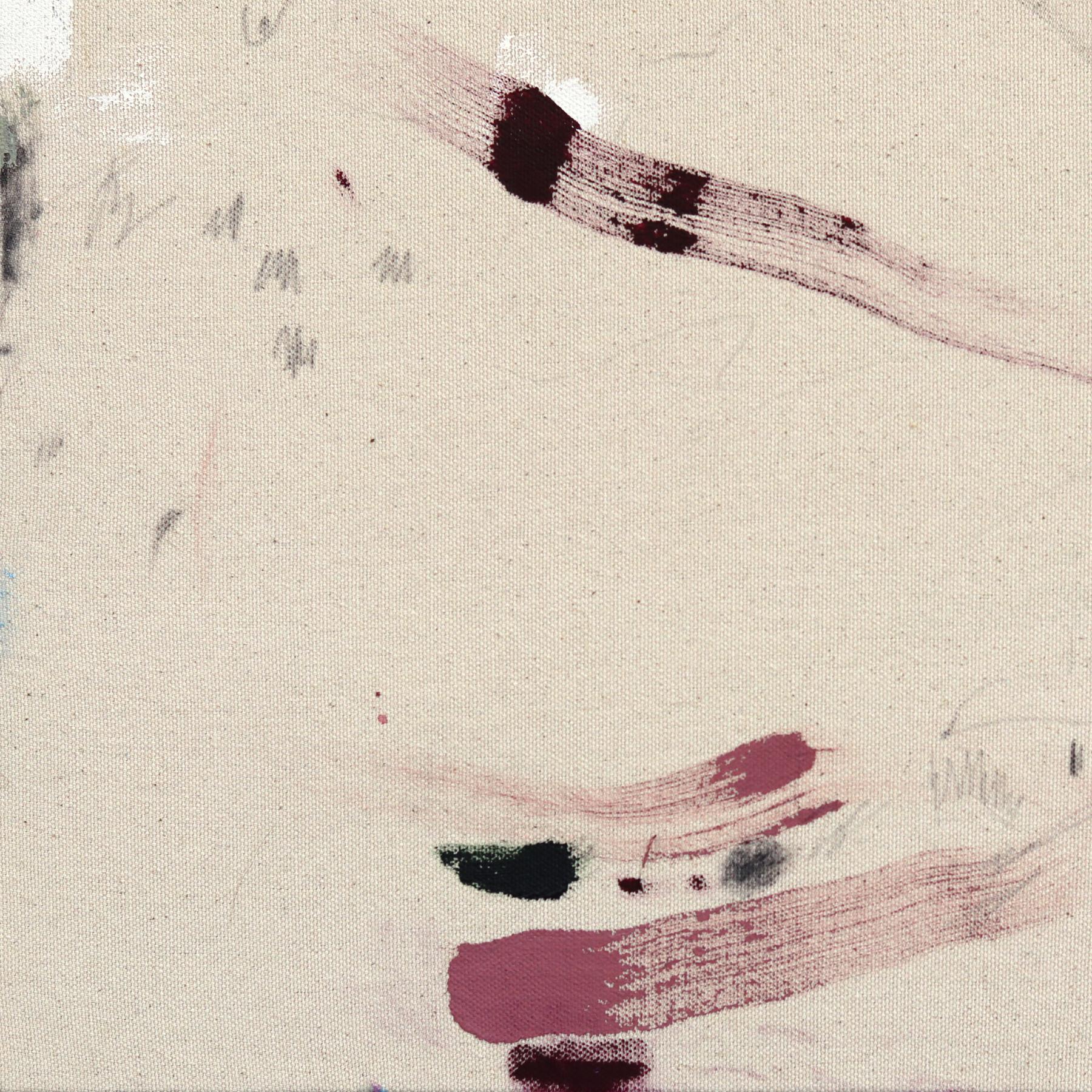 Imagine - Original Abstrakt Modern Textural Minimalistisch Gemälde auf Leinwand im Angebot 3