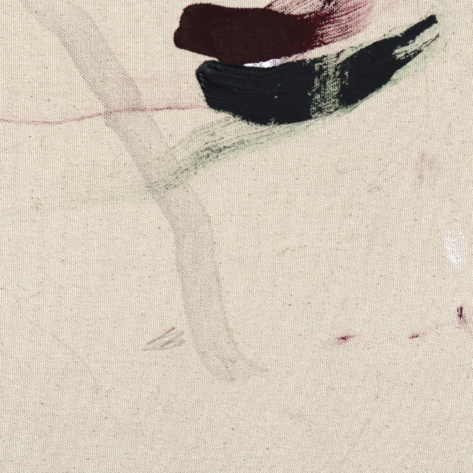 Imagine - Original Abstrakt Modern Textural Minimalistisch Gemälde auf Leinwand im Angebot 4