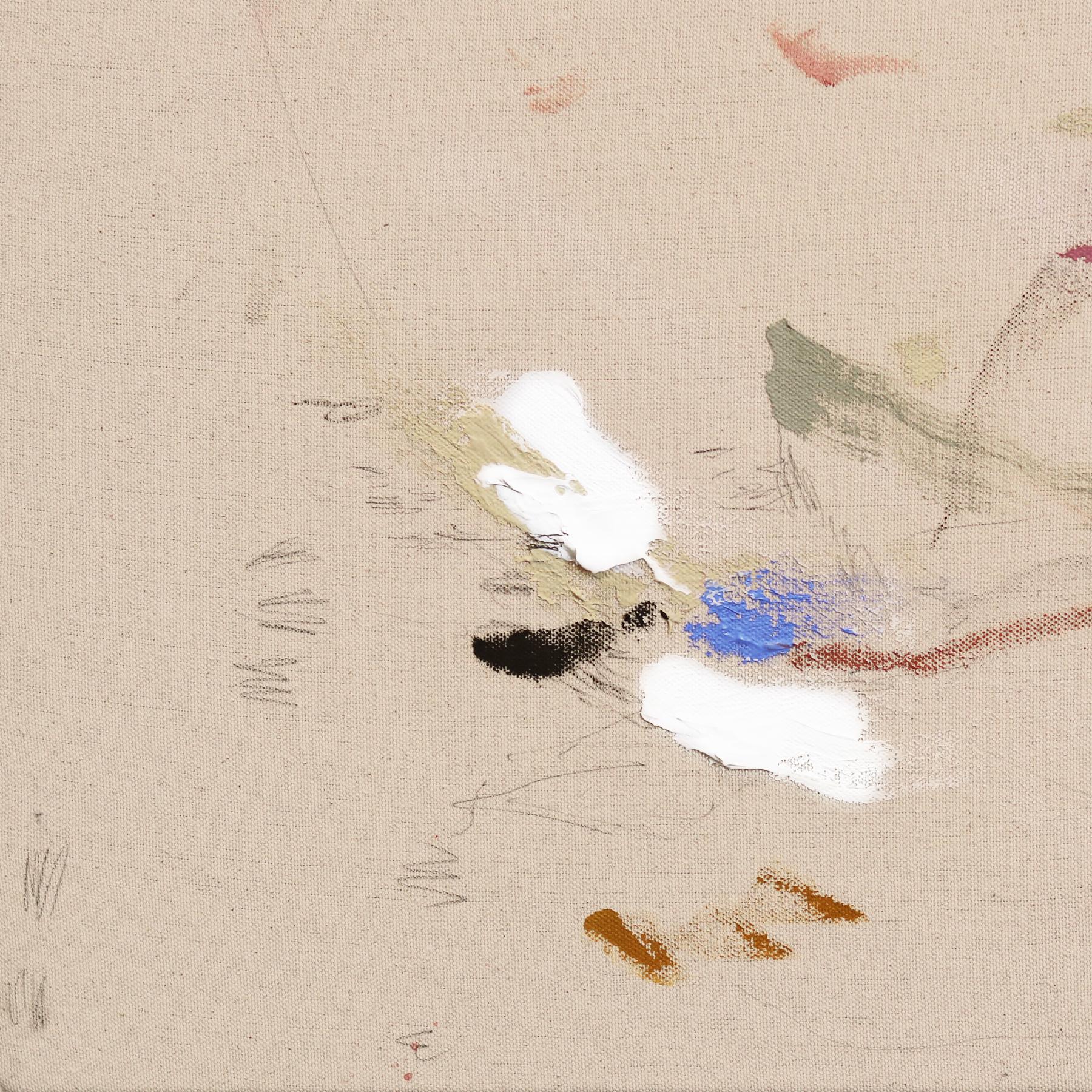 Mr. Lawrence - Pittura astratta minimalista su tela Nature in vendita 2