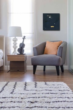 New House, Old Ghosts - Abstract Modern Minimalist Mixed Media Art on Canvas
