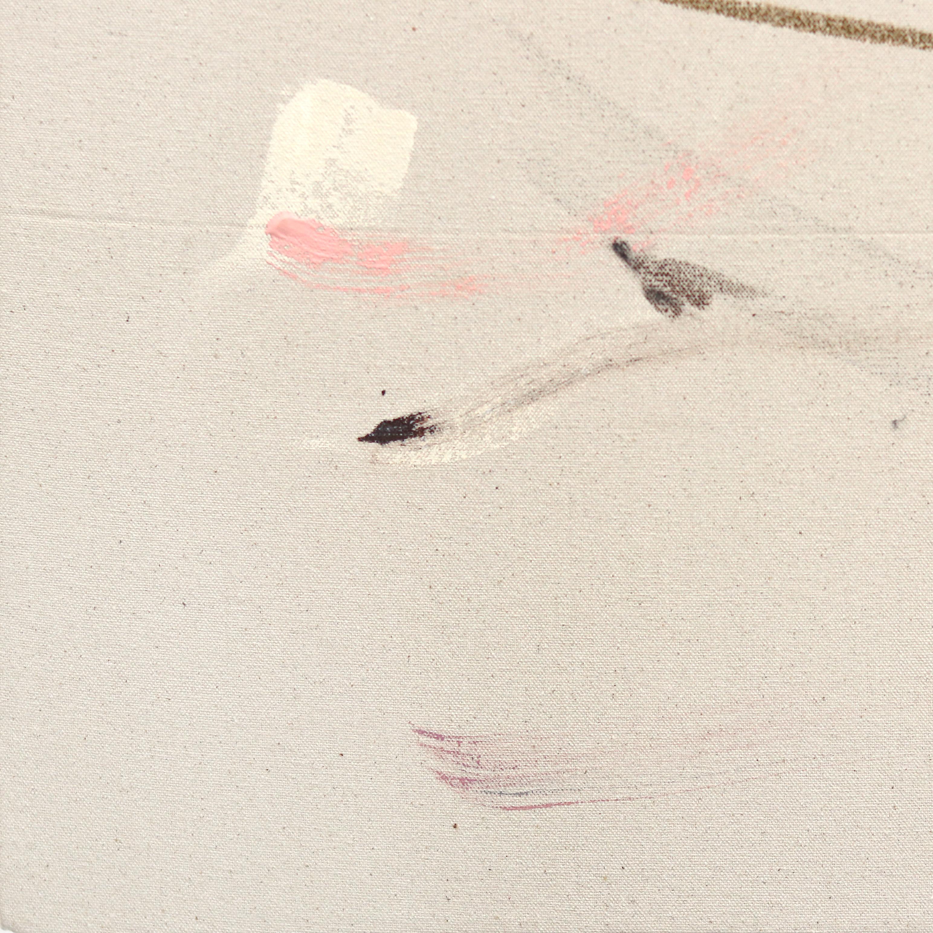 Paper Thin - Quadro astratto minimalista di grandi dimensioni su tela Nature - Painting Minimalismo di Taylour Martin