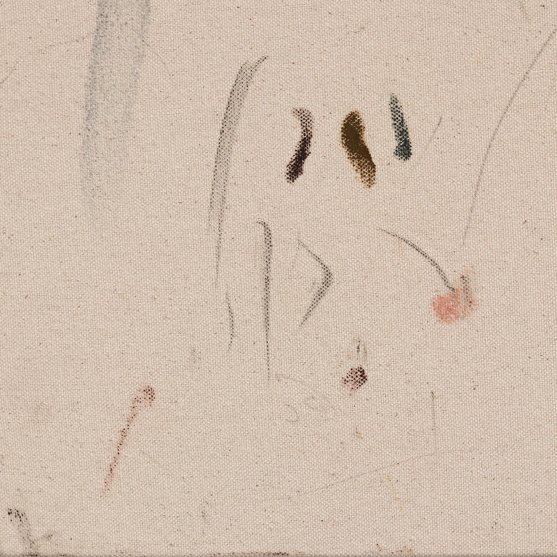Remember When - Pittura astratta minimalista su tela Nature in vendita 4
