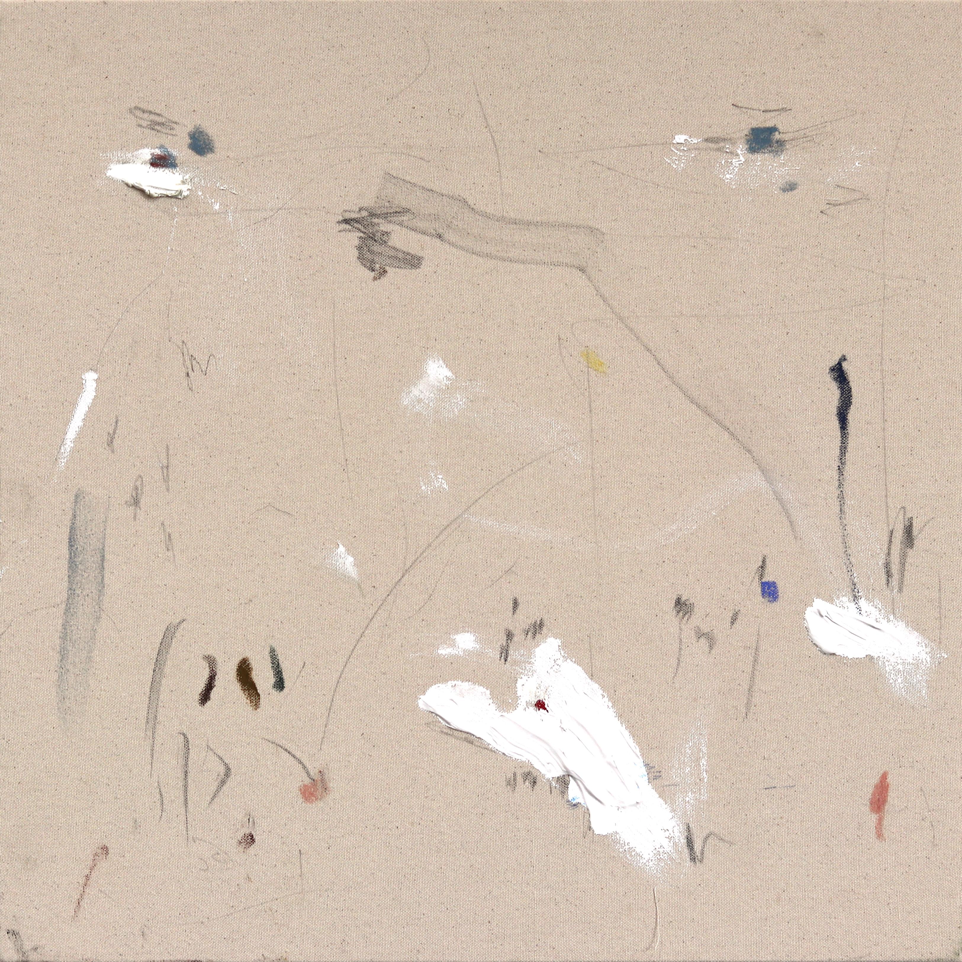 Remember When - Pittura astratta minimalista su tela Nature