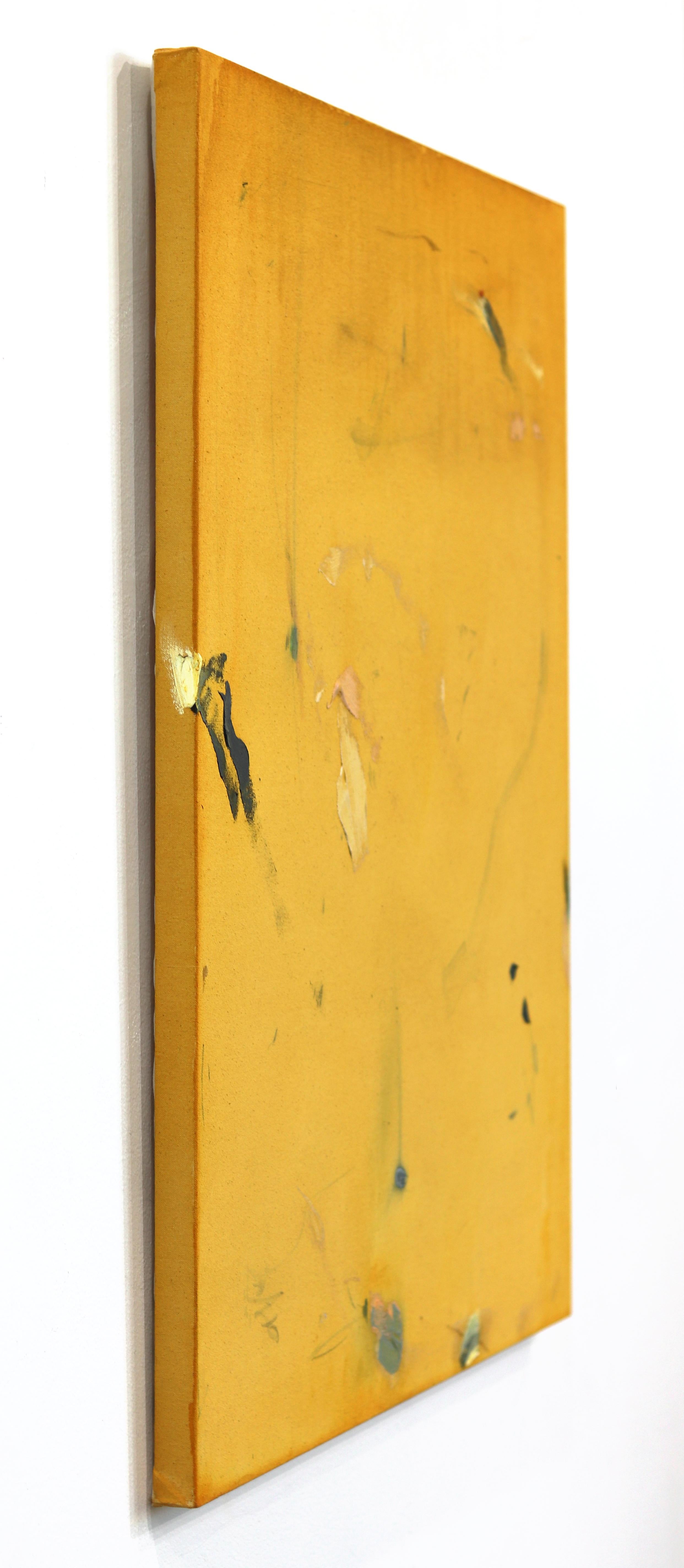 Estate 1999 - Quadro astratto minimalista giallo-oro caldo e nostalgico 1
