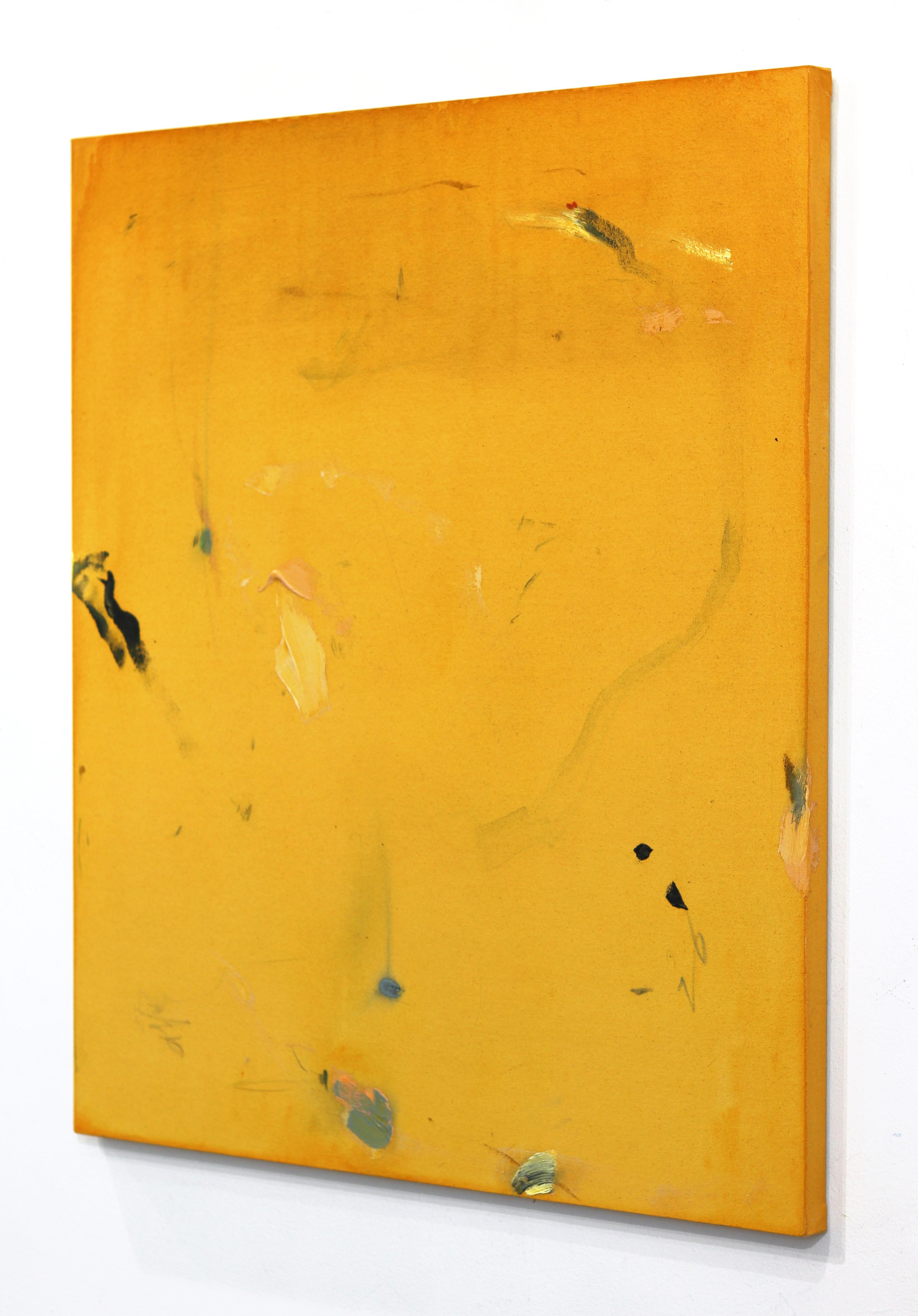 Estate 1999 - Quadro astratto minimalista giallo-oro caldo e nostalgico 6
