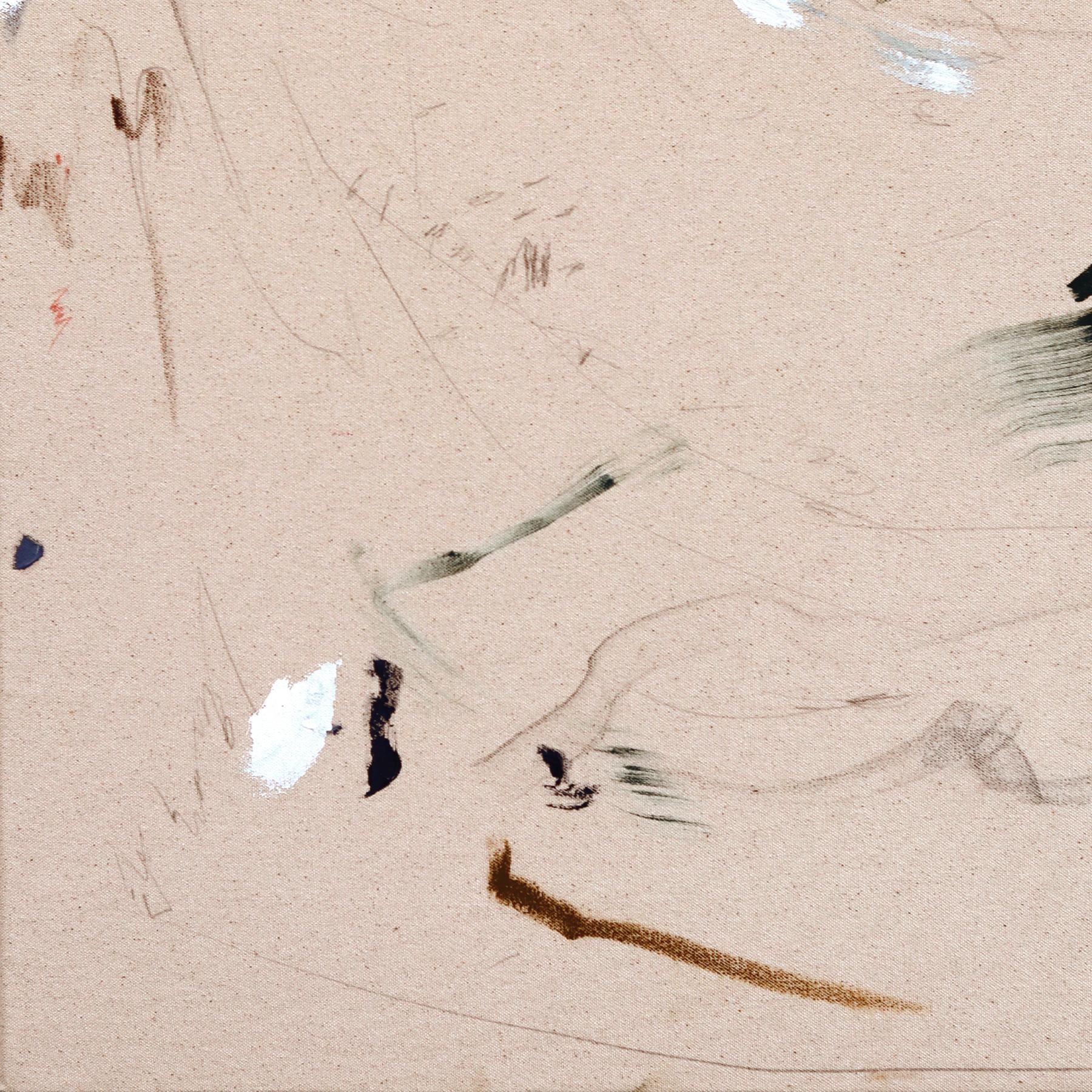 The Roads - Original Abstrakt Modern Textural Minimalist Gemälde auf Leinwand im Angebot 4