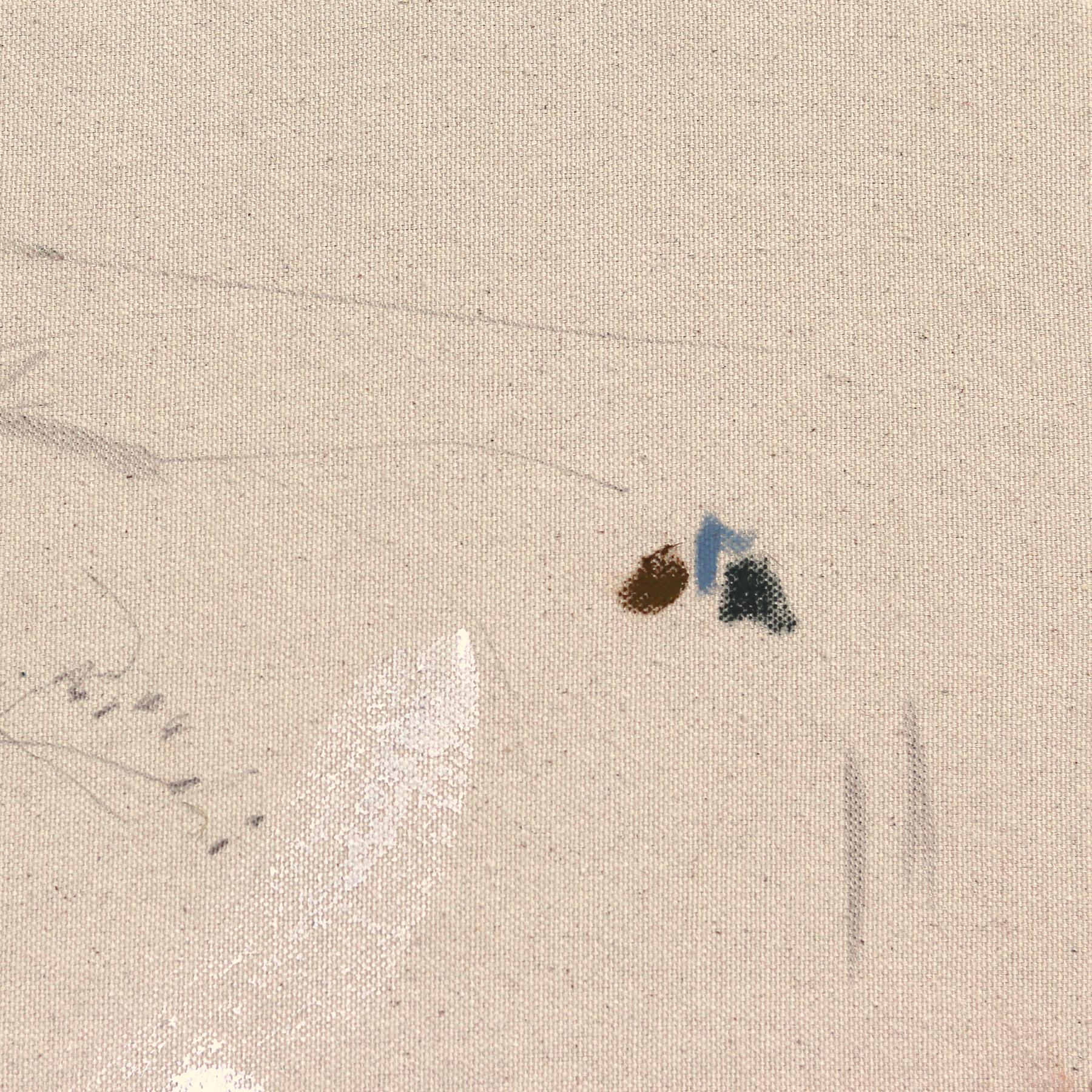 Avvolto in un sogno - Pittura astratta minimalista su tela Nature in vendita 2