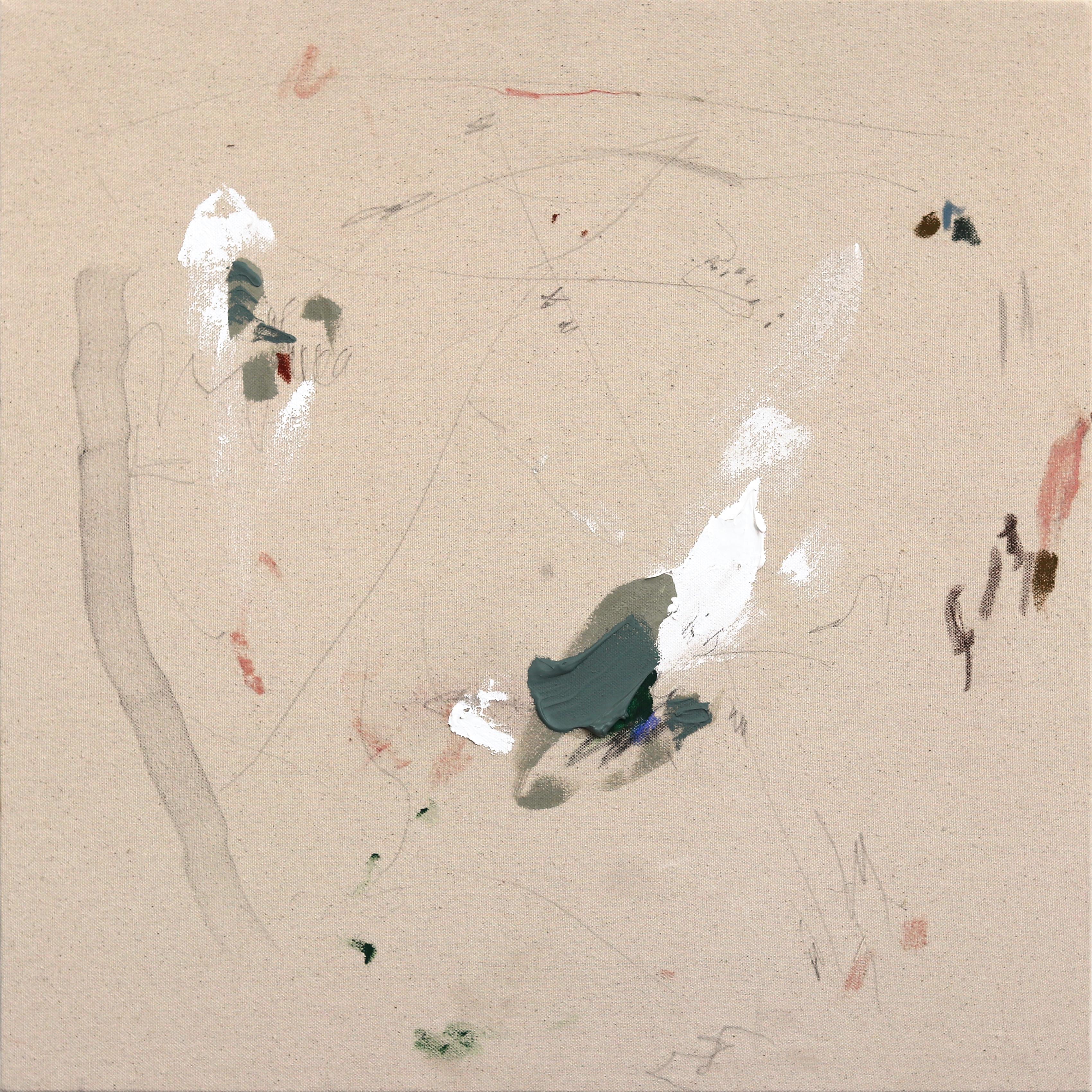 Avvolto in un sogno - Pittura astratta minimalista su tela Nature