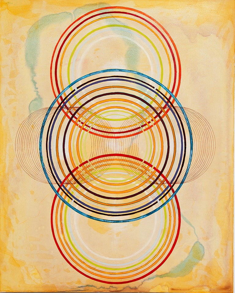 Tayo Heuser Tayo Heuser Touch 2016 Ink On Wood Panel 18 X