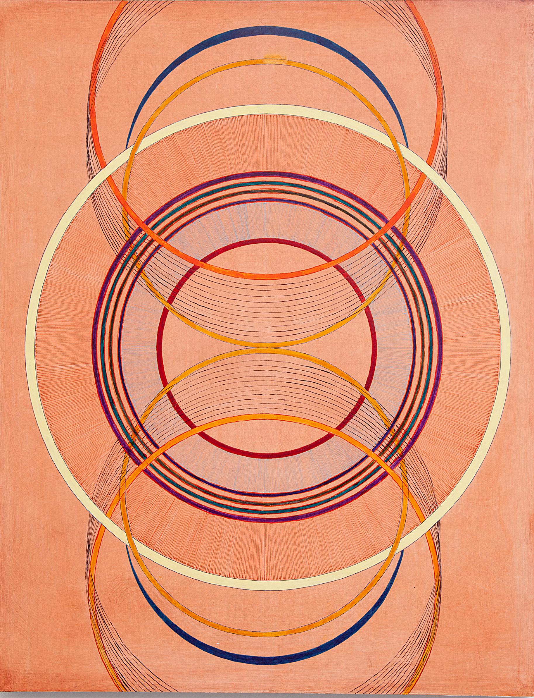 Tayo Heuser Tayo Heuser Touch 2016 Ink On Wood Panel 18 X