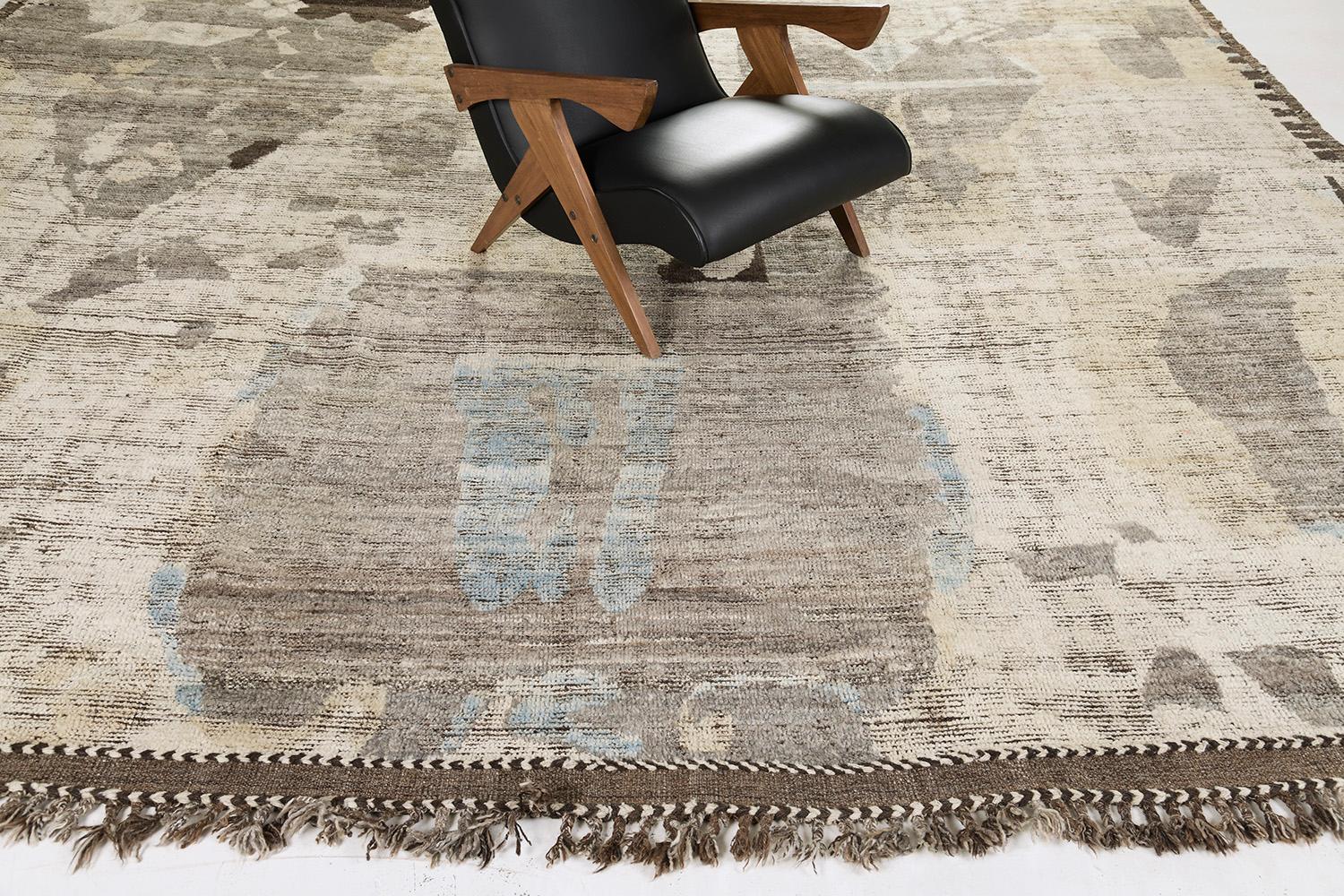 Hand-Woven Tazekka, Atlas Collection, Seasons by Mehraban Rugs For Sale