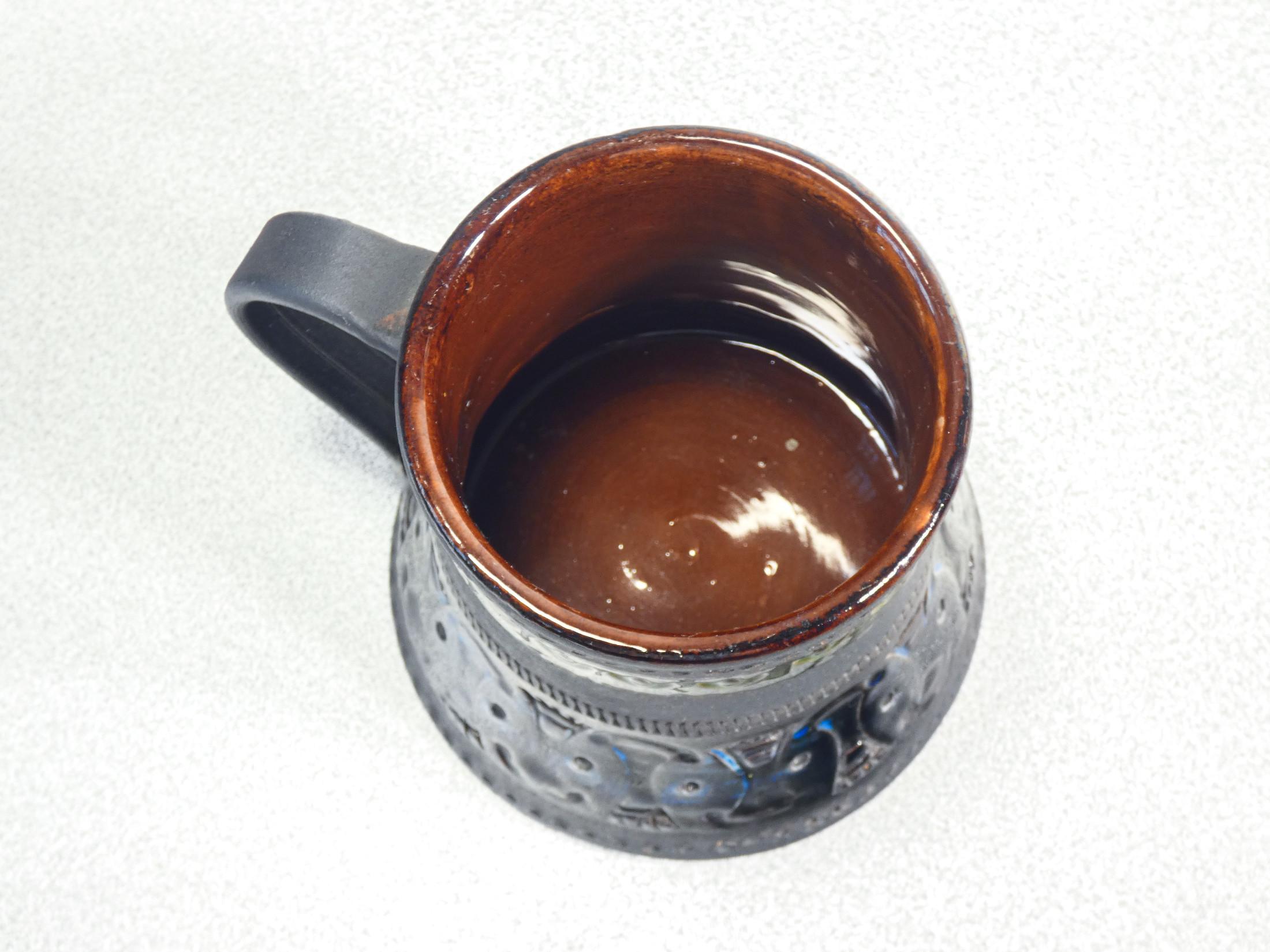 Tazza in ceramica smaltata, design di Aldo LONDI per Bitossi. Italia, Anni 50/60 in vendita 1