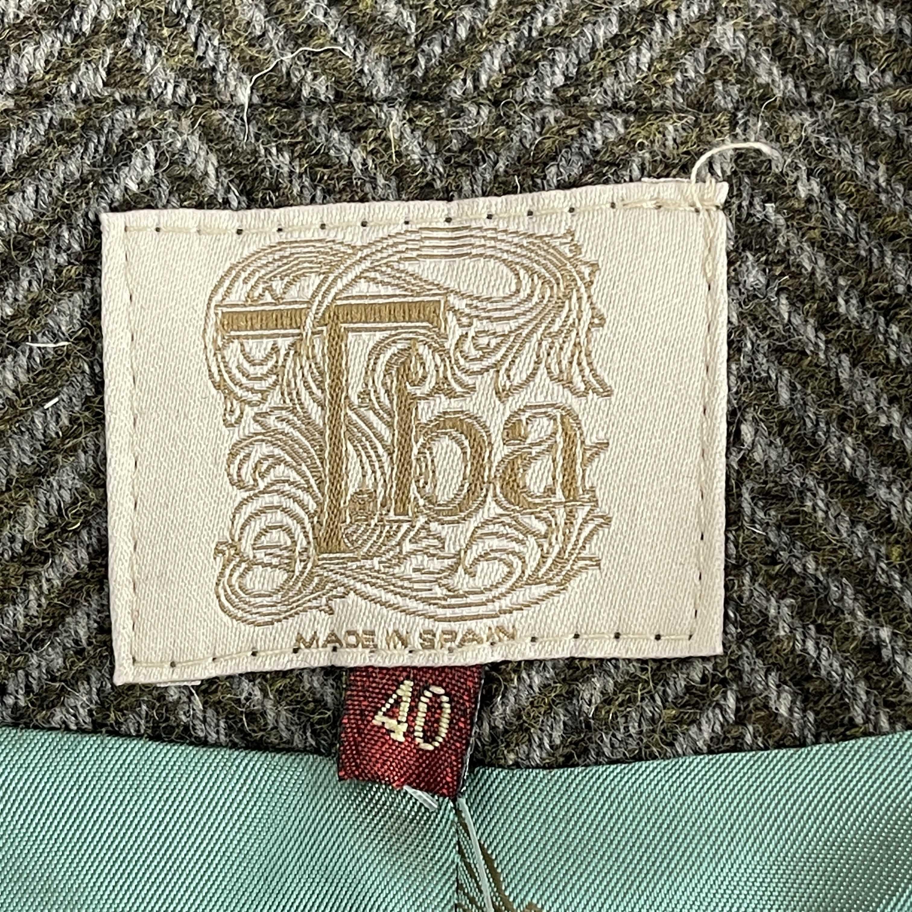 Women's T.ba New w/ Tags Tasmanian Tweed Lace Faux Fur Grey / Brown 40 US Medium For Sale