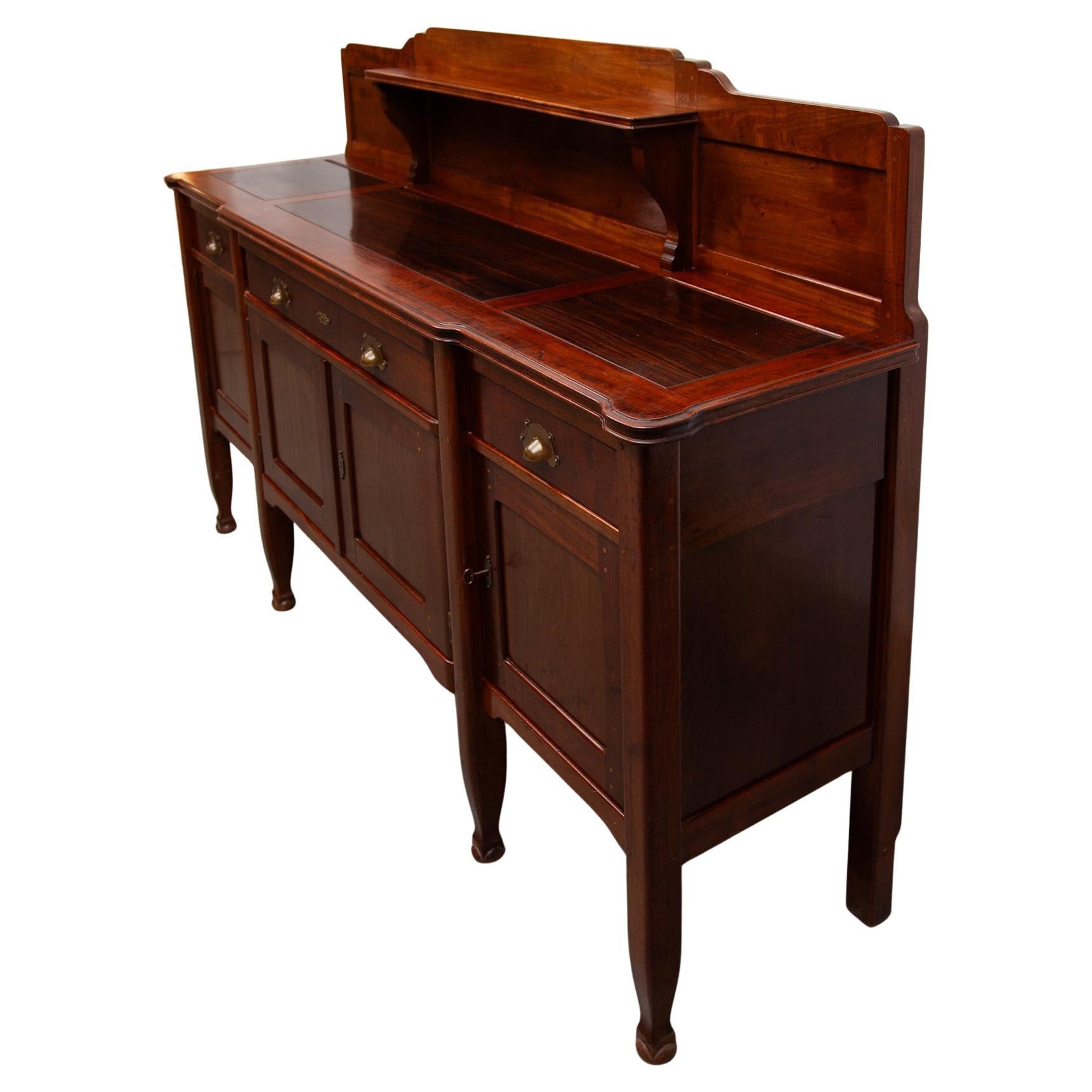 Aparador t'Binnenhuis Diseñado por Jac van den Bosch, Escuela Amsterdamse 1909 principios del siglo XX en venta