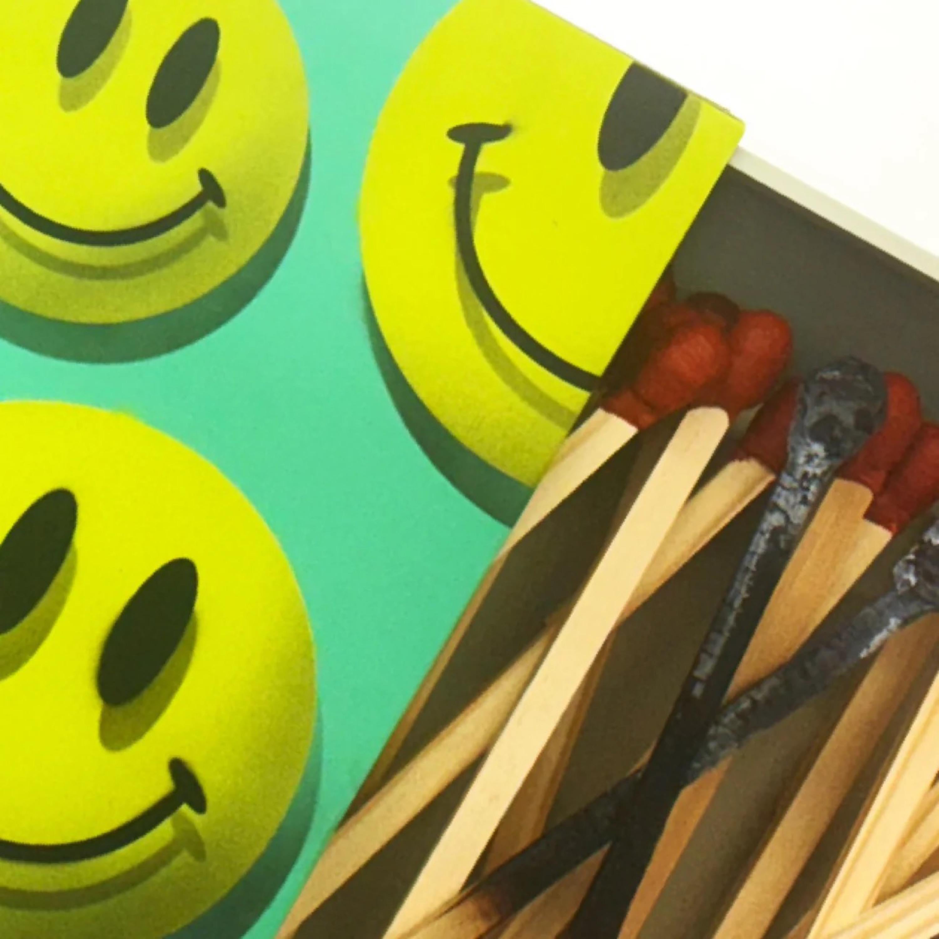 TBOY, Cassette Face - Orange

Jumbo Matchbox featuring multi-layered spray can work and supersized matches.
35 x 65 cm (23.62 x 23.62 in)
Can be hung on the wall or free standing

The two burnt matches represent the fact that sometimes in life, you