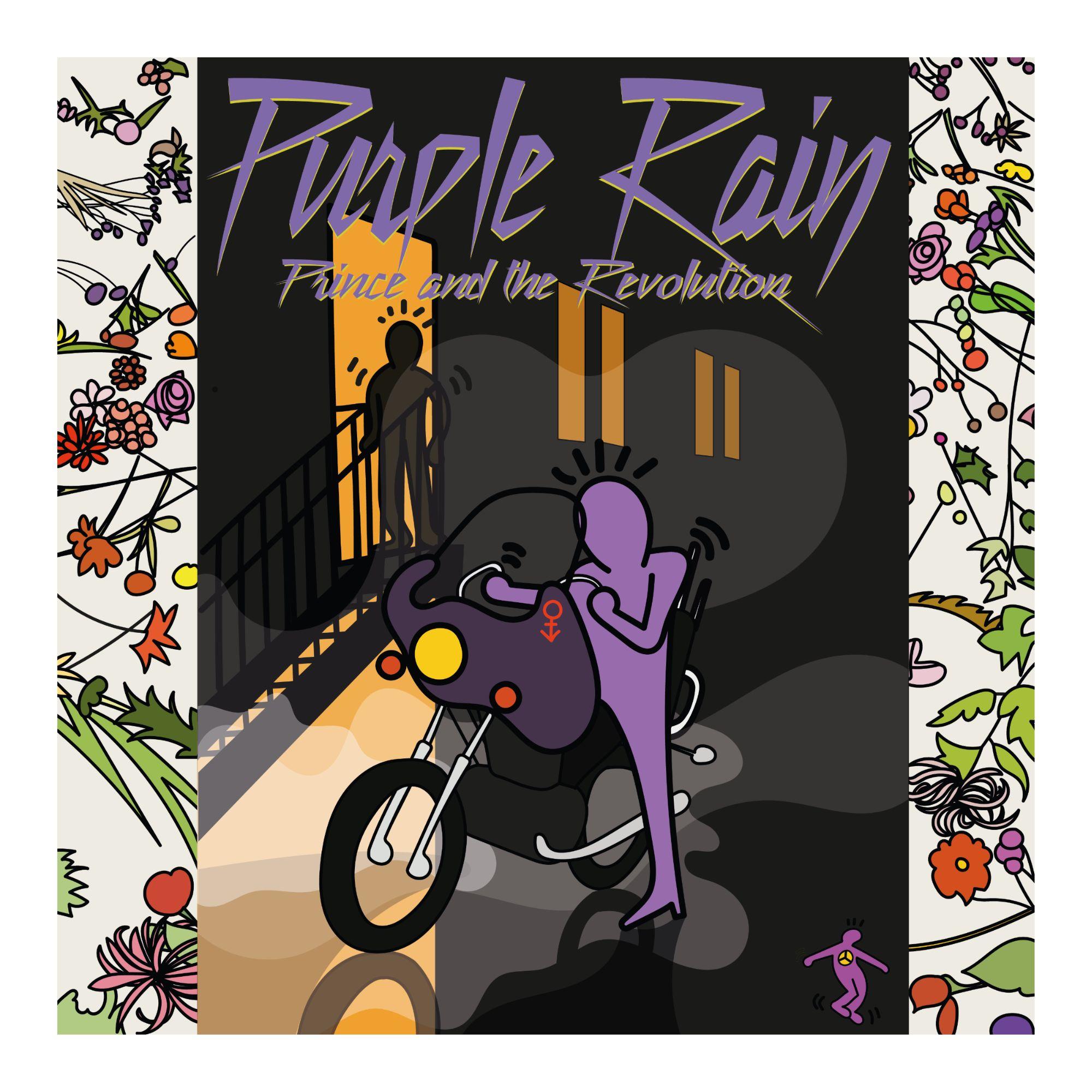Purple Rain - Print by Tboy